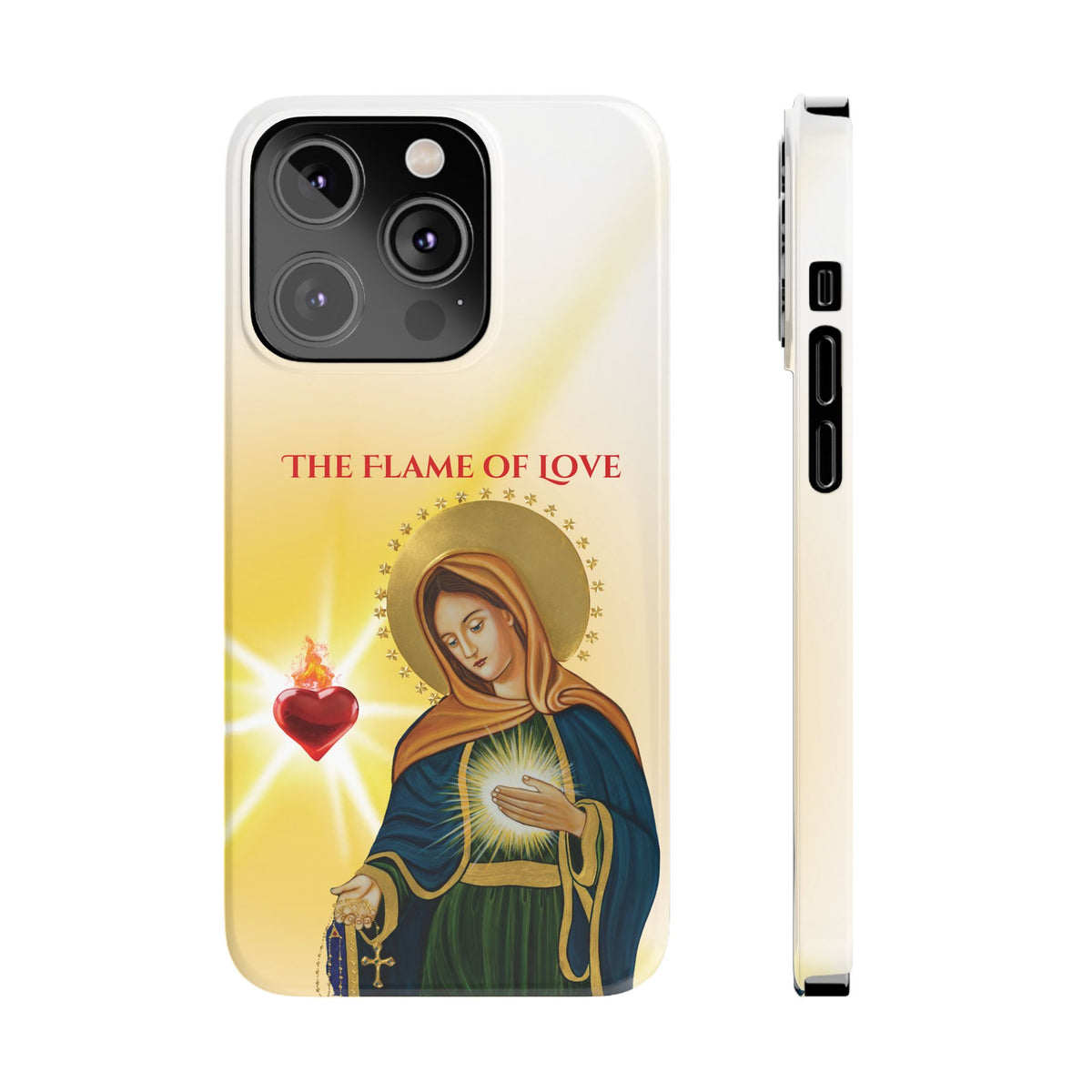 Flame of Love Slim Phone Case