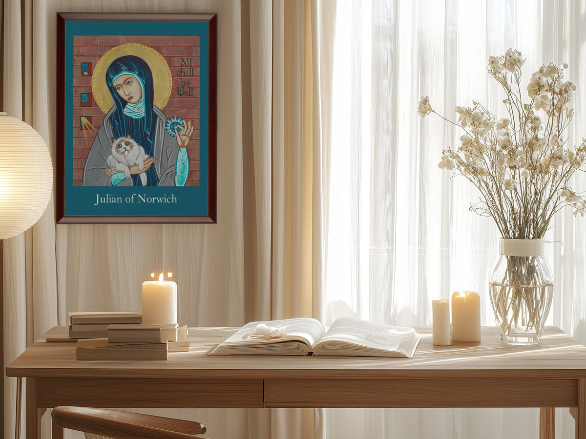 Saint Julian of Norwich Icon Plaque