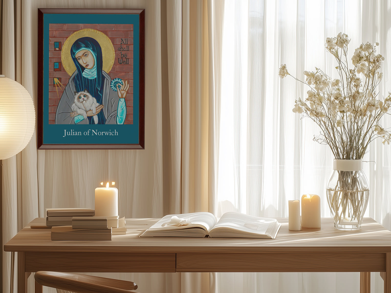Saint Julian of Norwich Icon Plaque