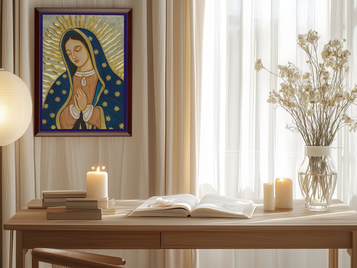 Our Lady of Guadalupe Icon Plaque