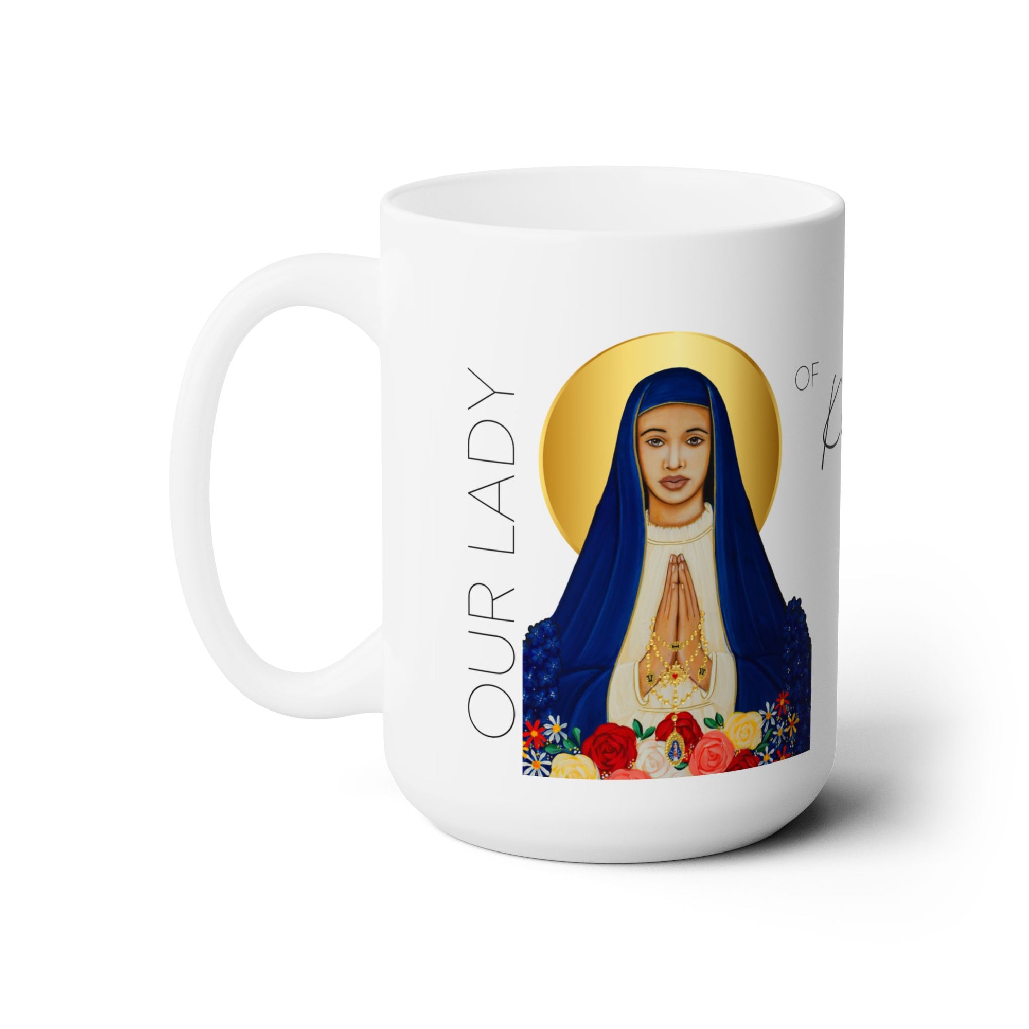 Our Lady of Kibeho Prayer Mug 15oz