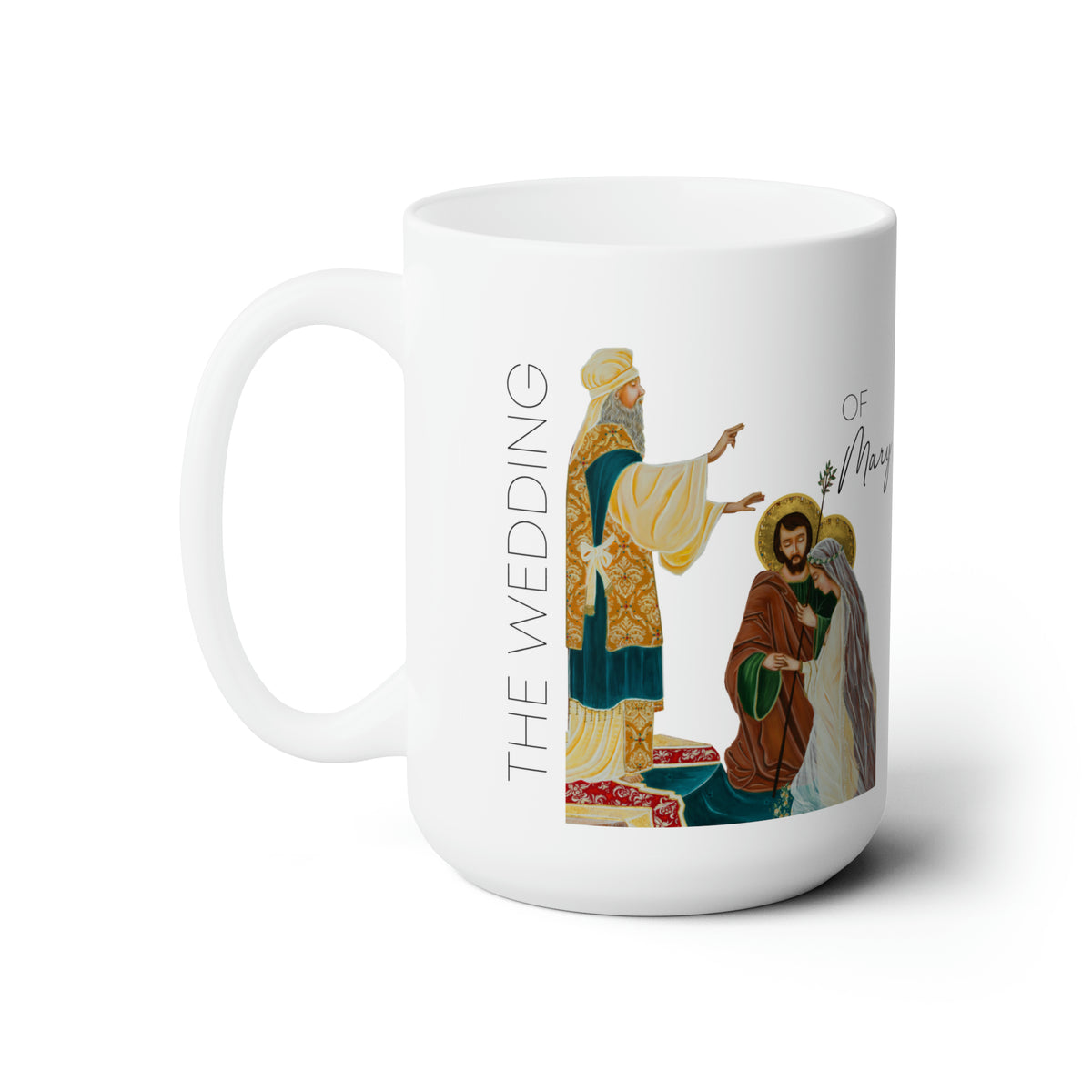 Wedding of Joseph &amp; Mary Prayer Mug 15oz