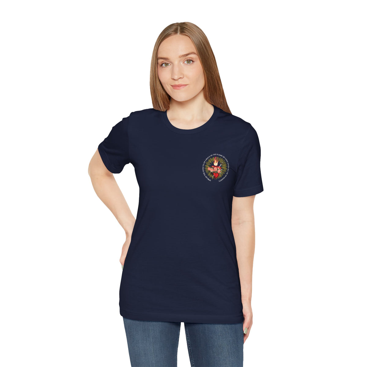 Flame of Love Tee - Devotion to the Blessed Mother - Unisex