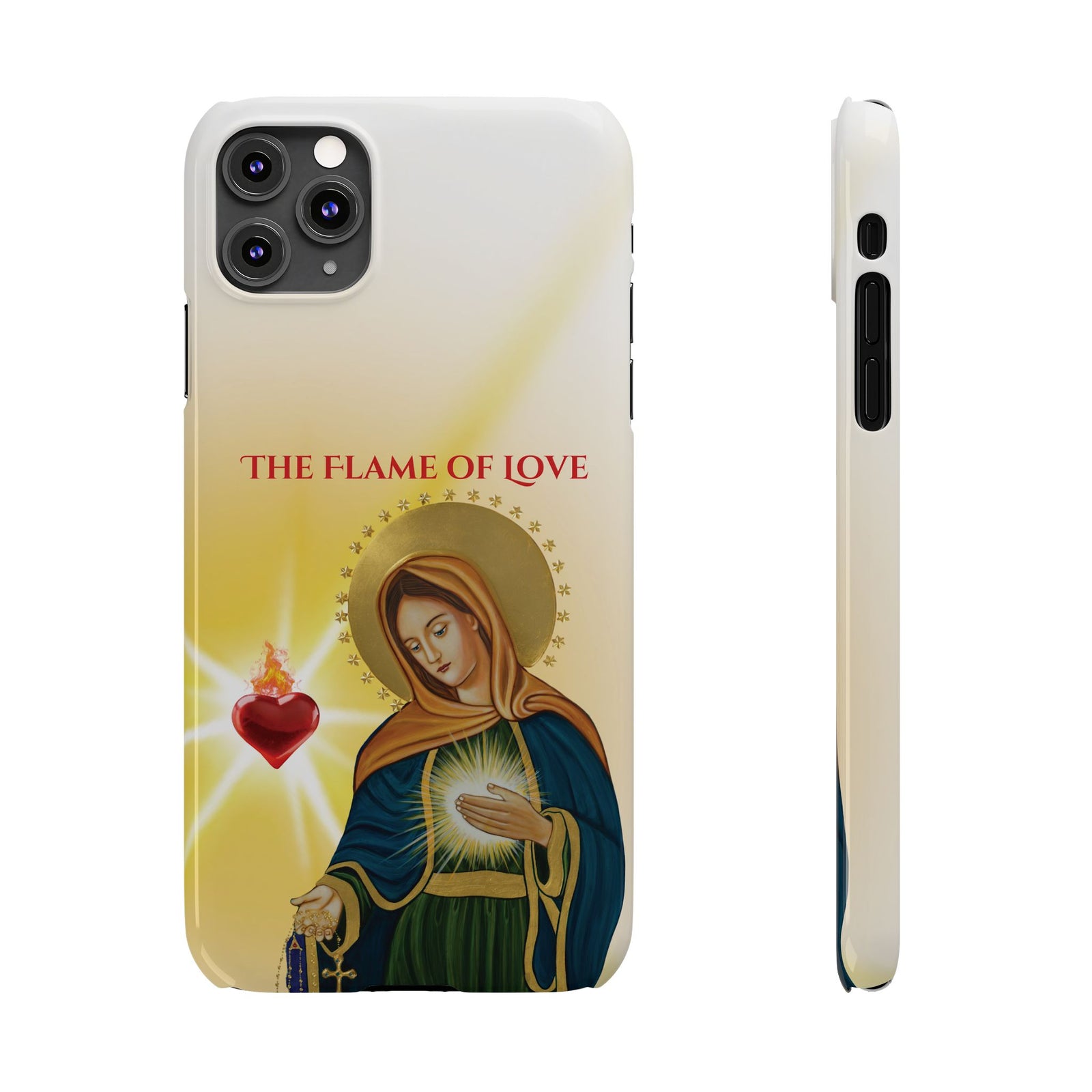 Flame of Love Slim Phone Case