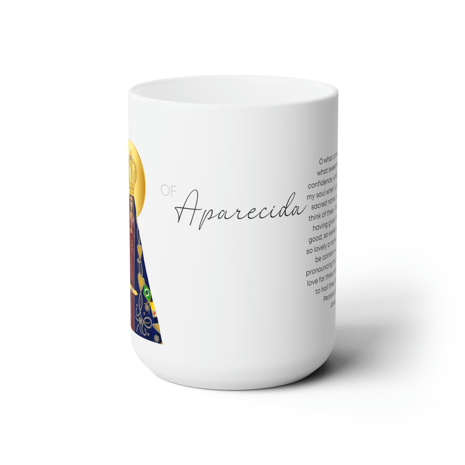 Our Lady of Aparecida Prayer Mug 15oz