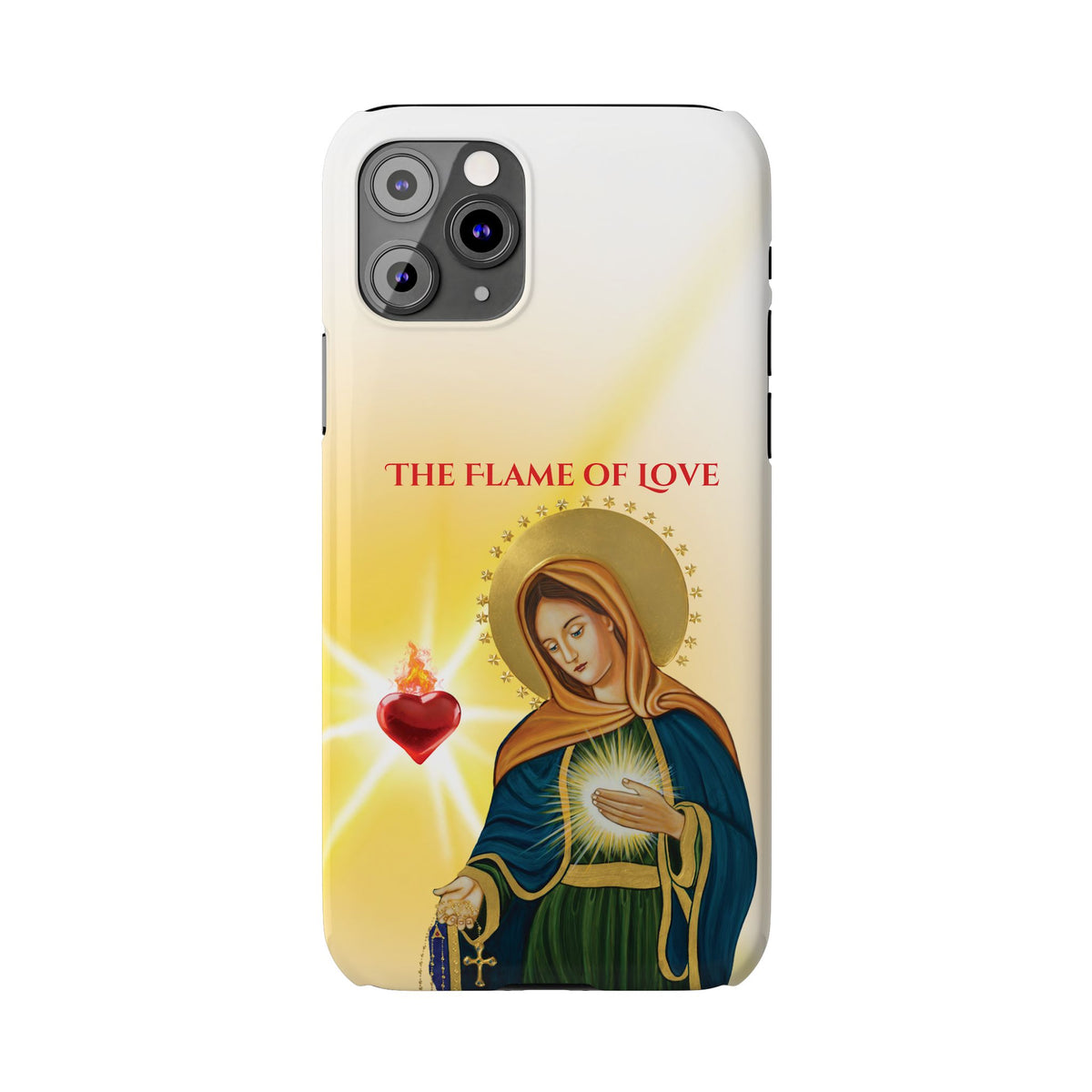 Flame of Love Slim Phone Case