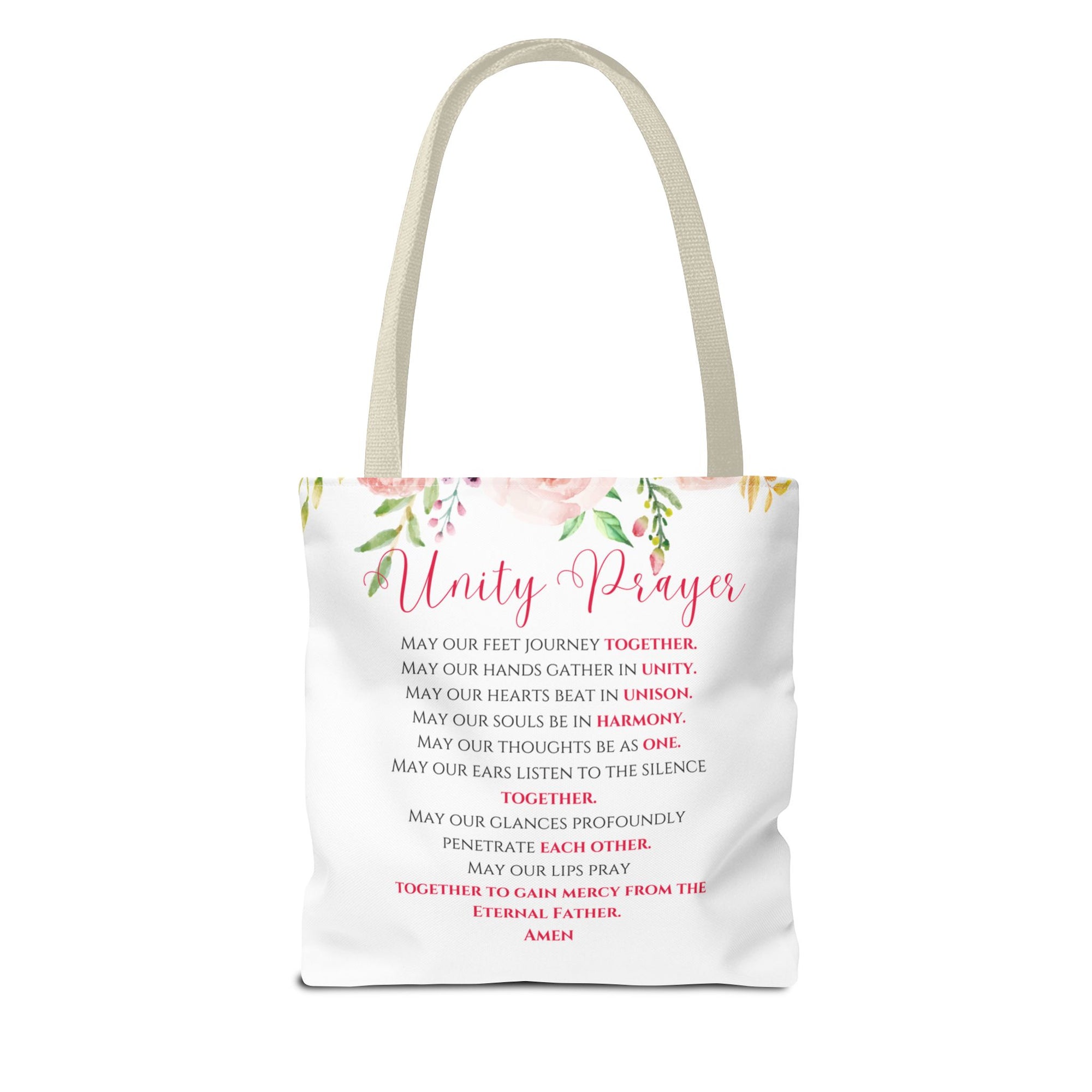 Flame of Love Floral Totebag