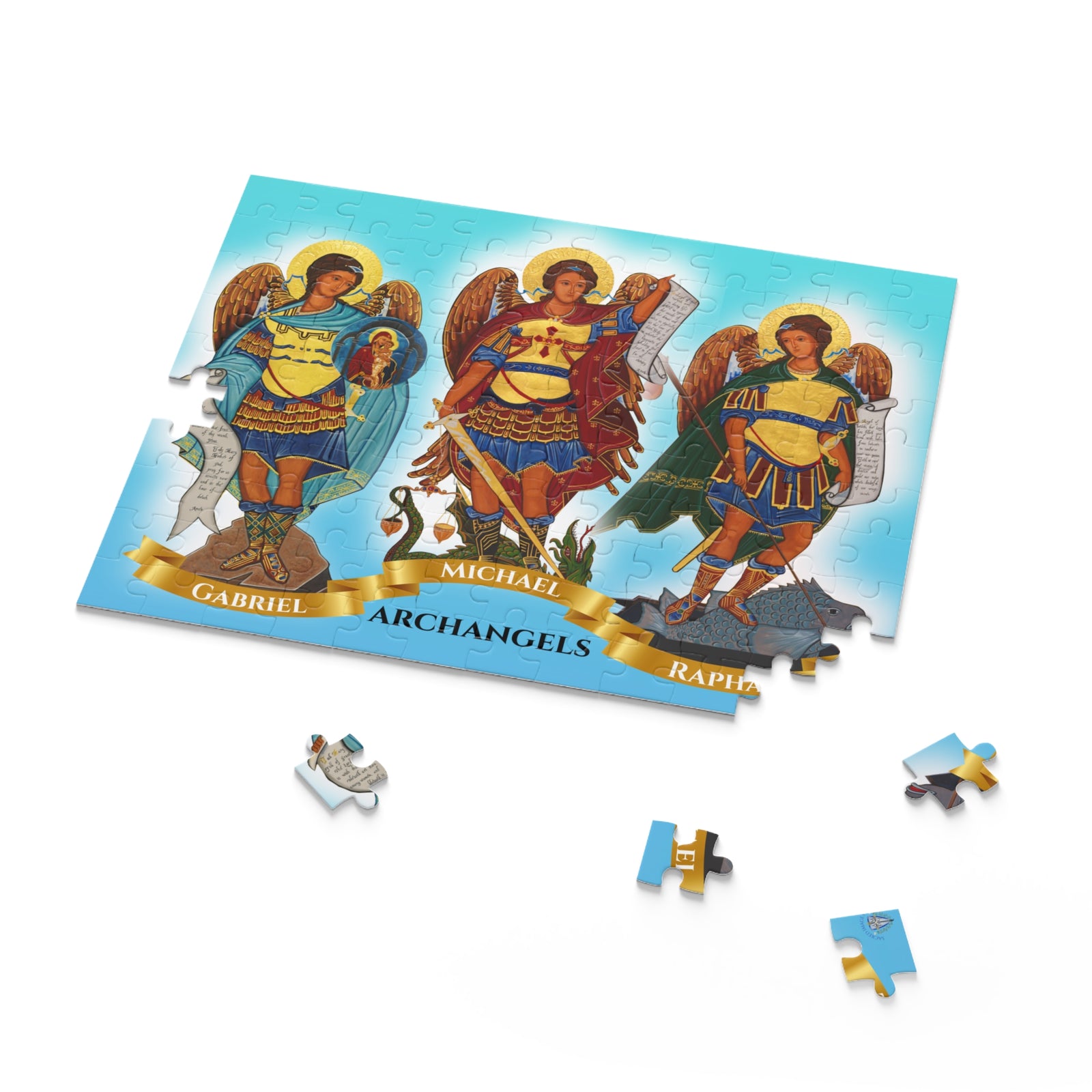 The Archangels Puzzle - Michael, Gabriel & Raphael (120, 252, 500-Piece)
