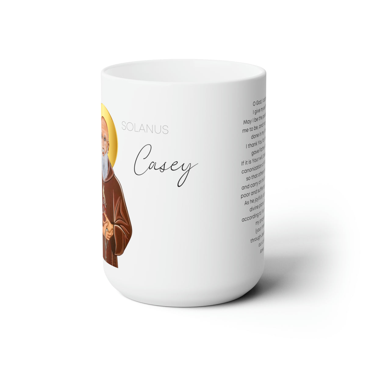 Blessed Solanus Casey Prayer Mug 15oz