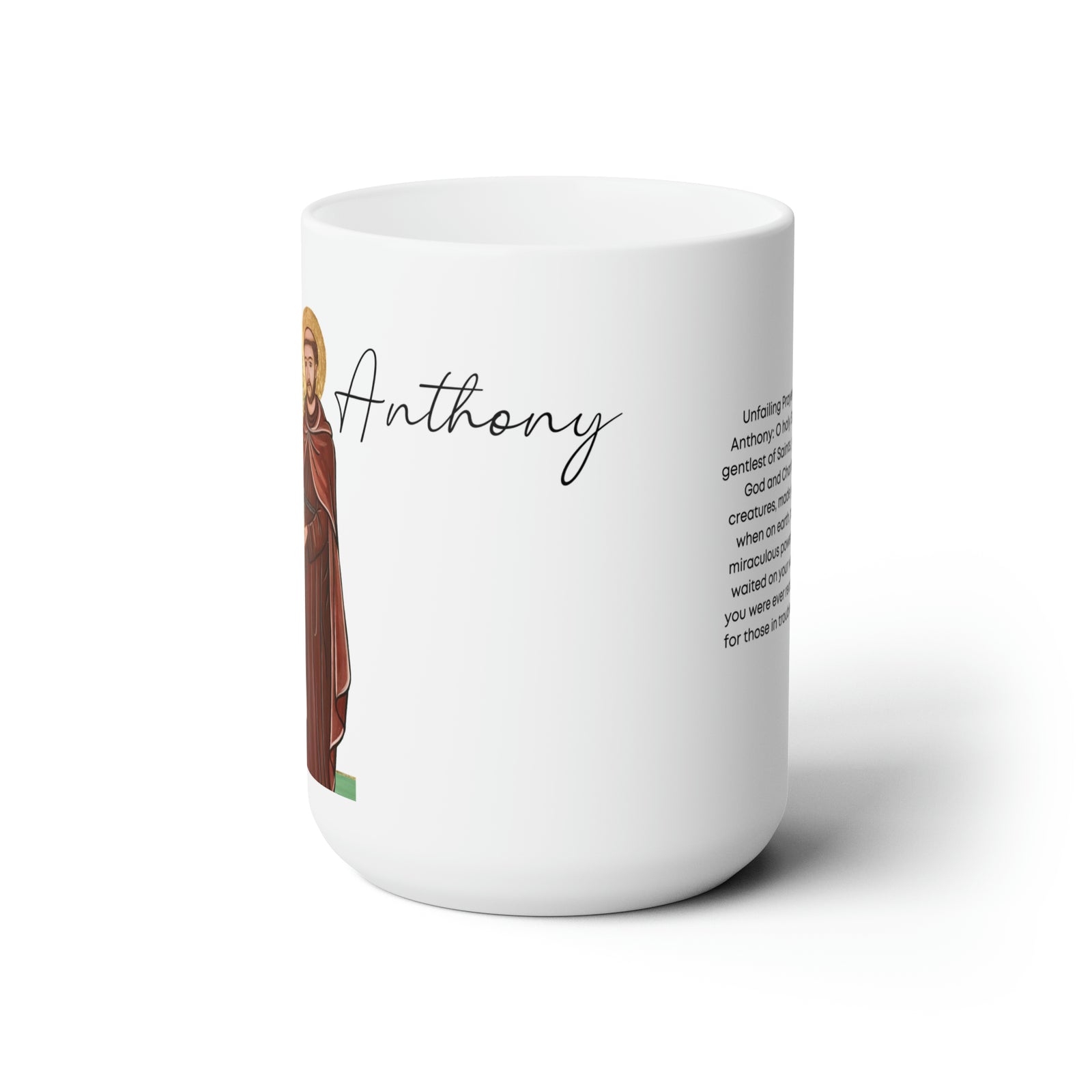 Saint Anthony Prayer Mug 15oz