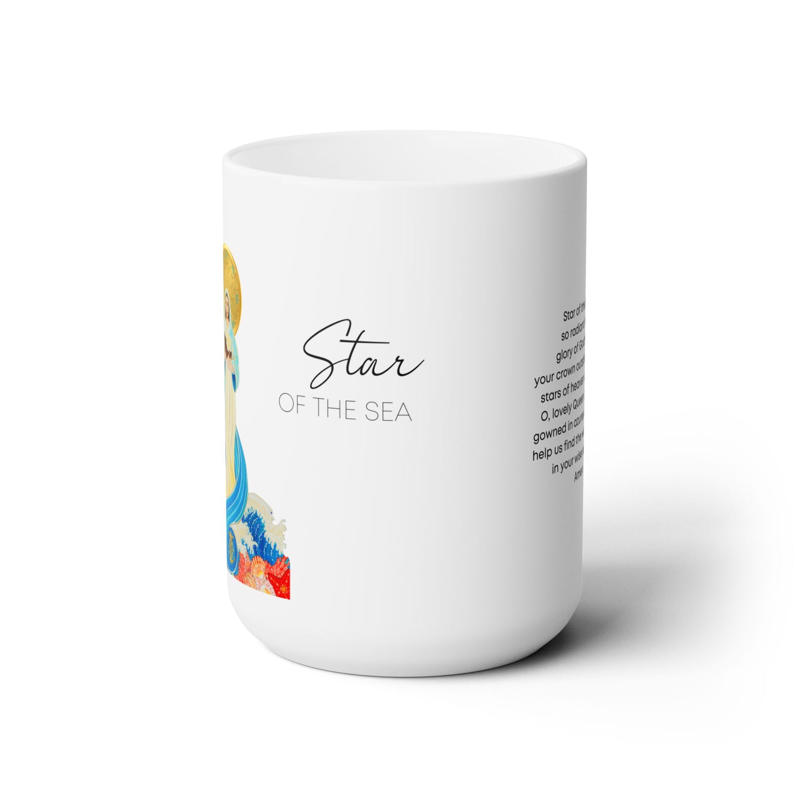 Our Lady Star of the Sea Prayer Mug 15oz