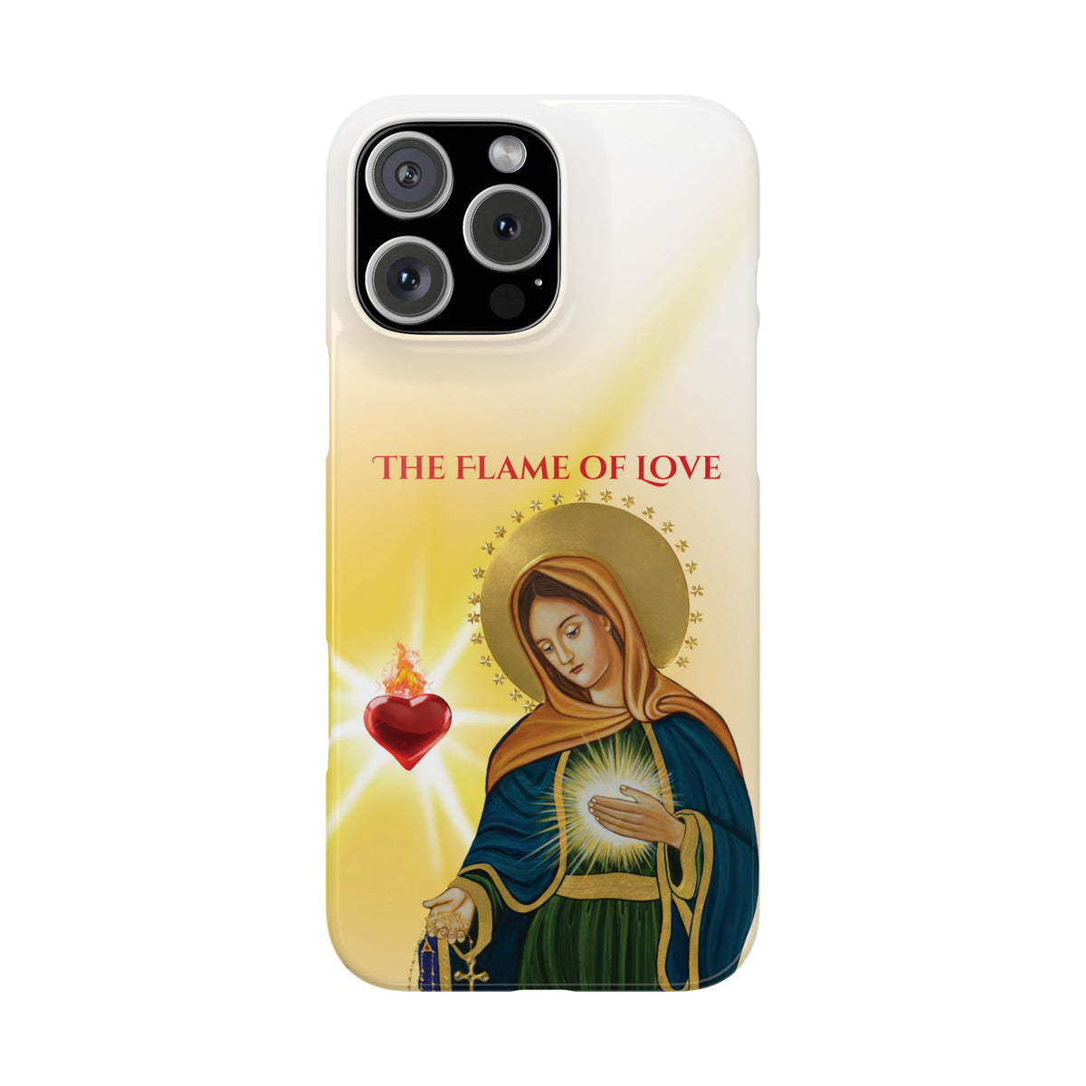 Flame of Love Slim Phone Case