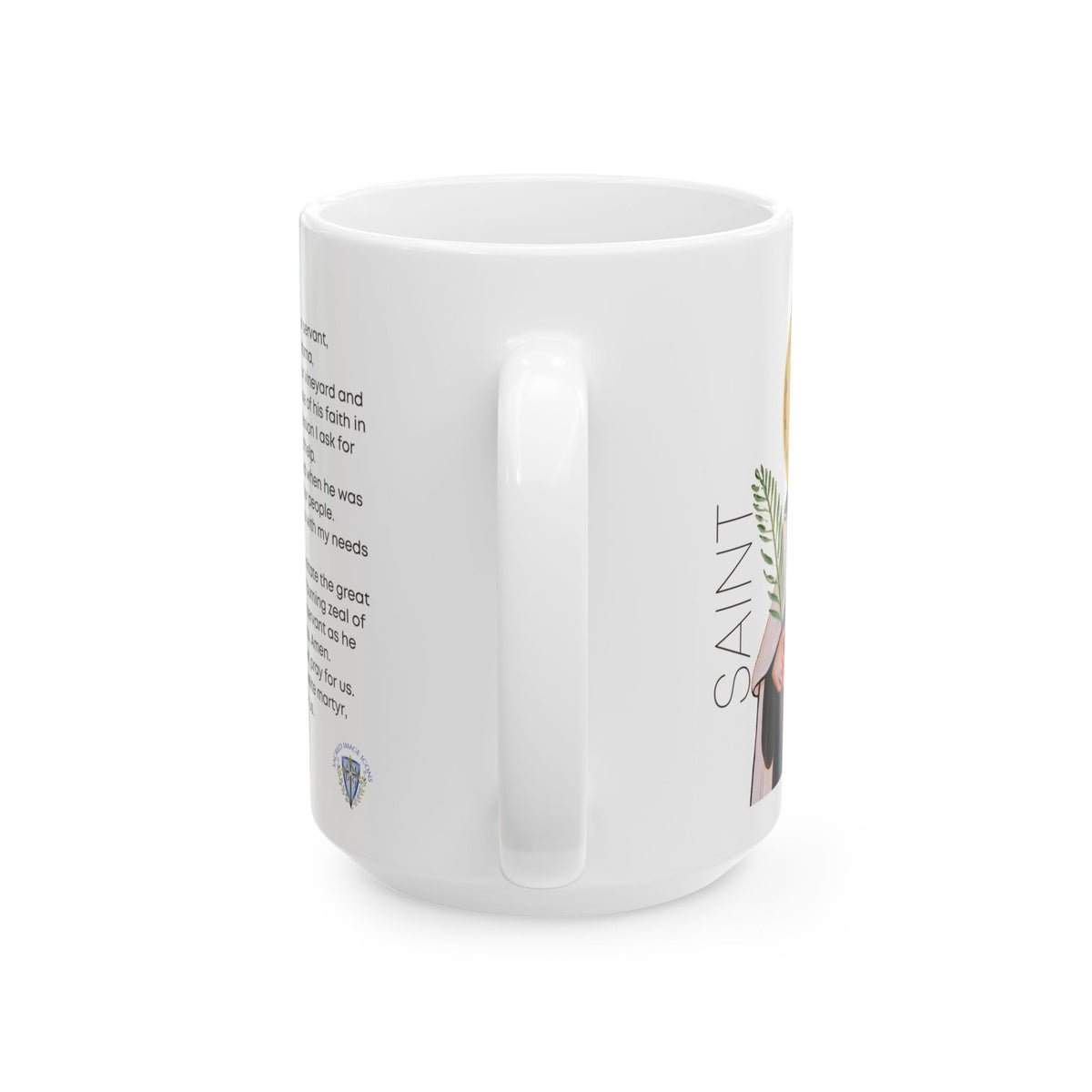 Saint Titus Brandsma Ceramic Mug — Inspirational Catholic Prayer Mug (15oz)