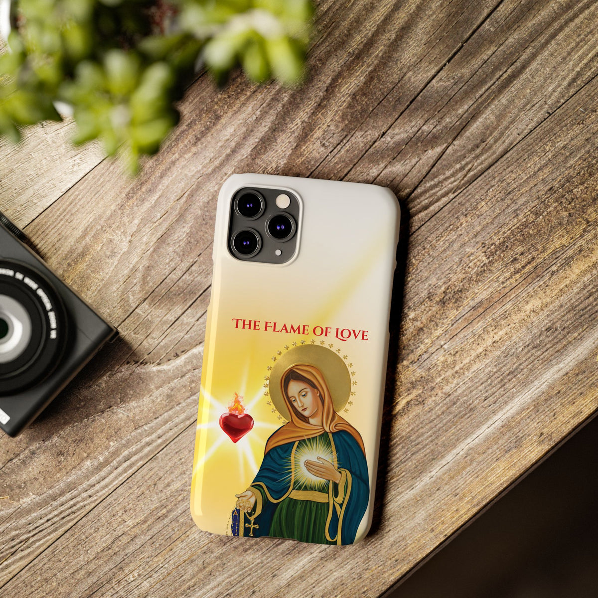 Flame of Love Slim Phone Case