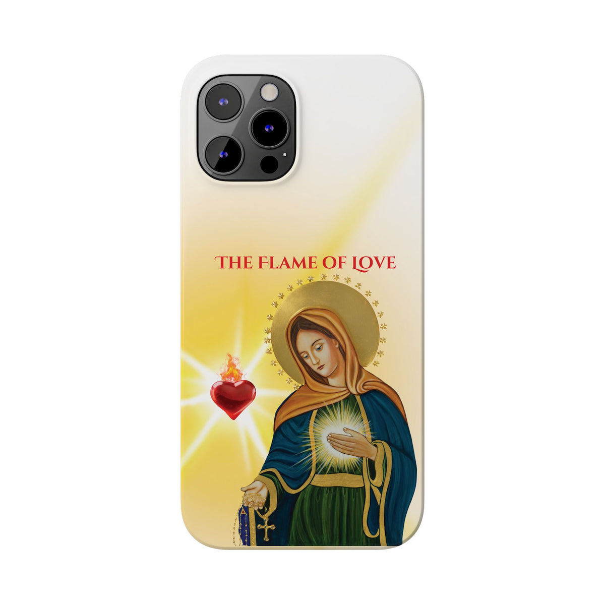 Flame of Love Slim Phone Case