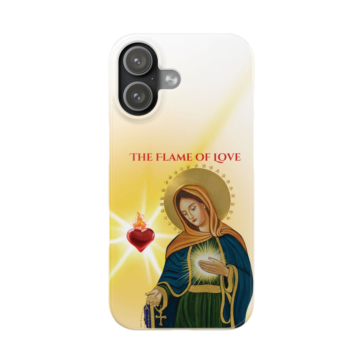 Flame of Love Slim Phone Case