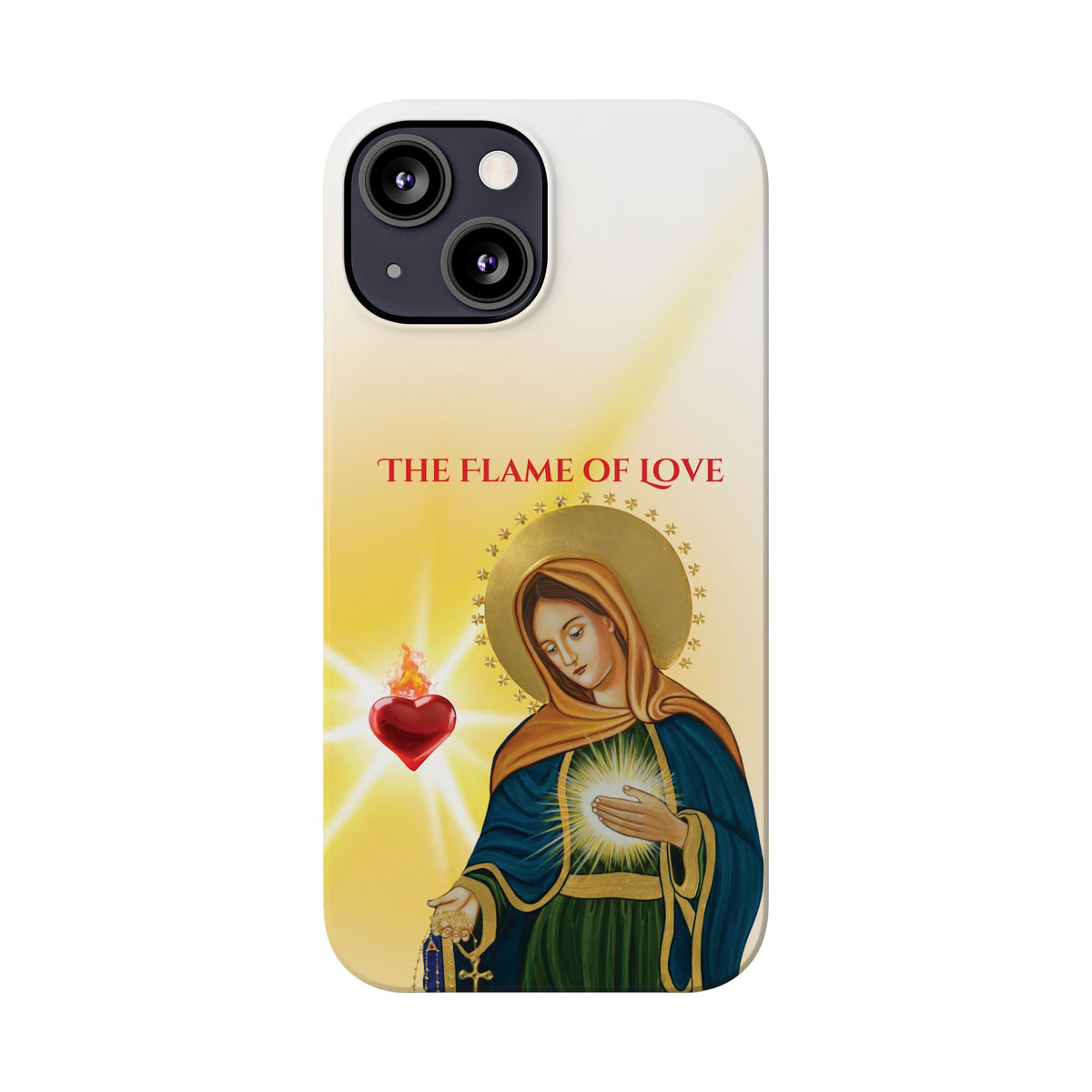Flame of Love Slim Phone Case