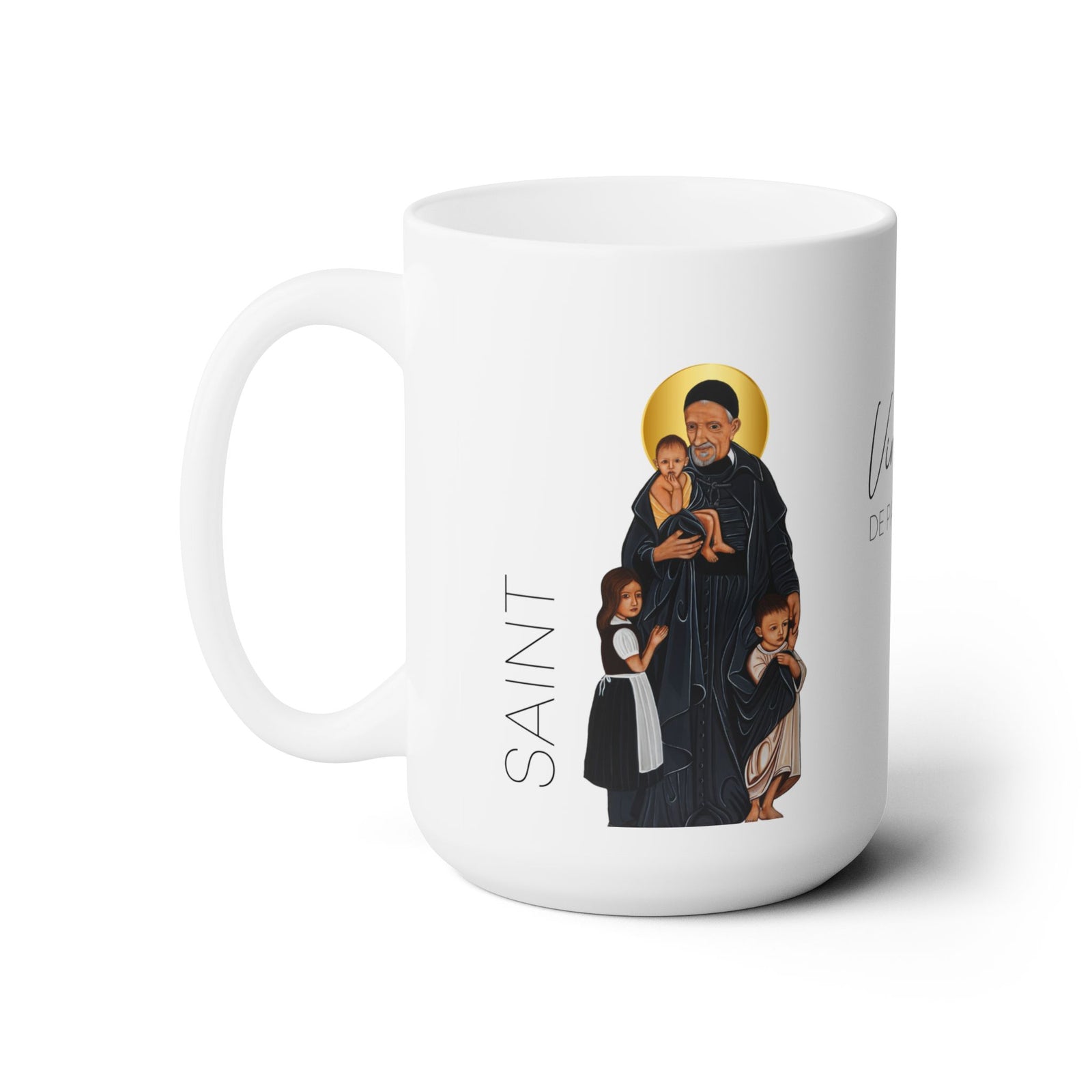 Saint Vincent de Paul Prayer Mug 15oz