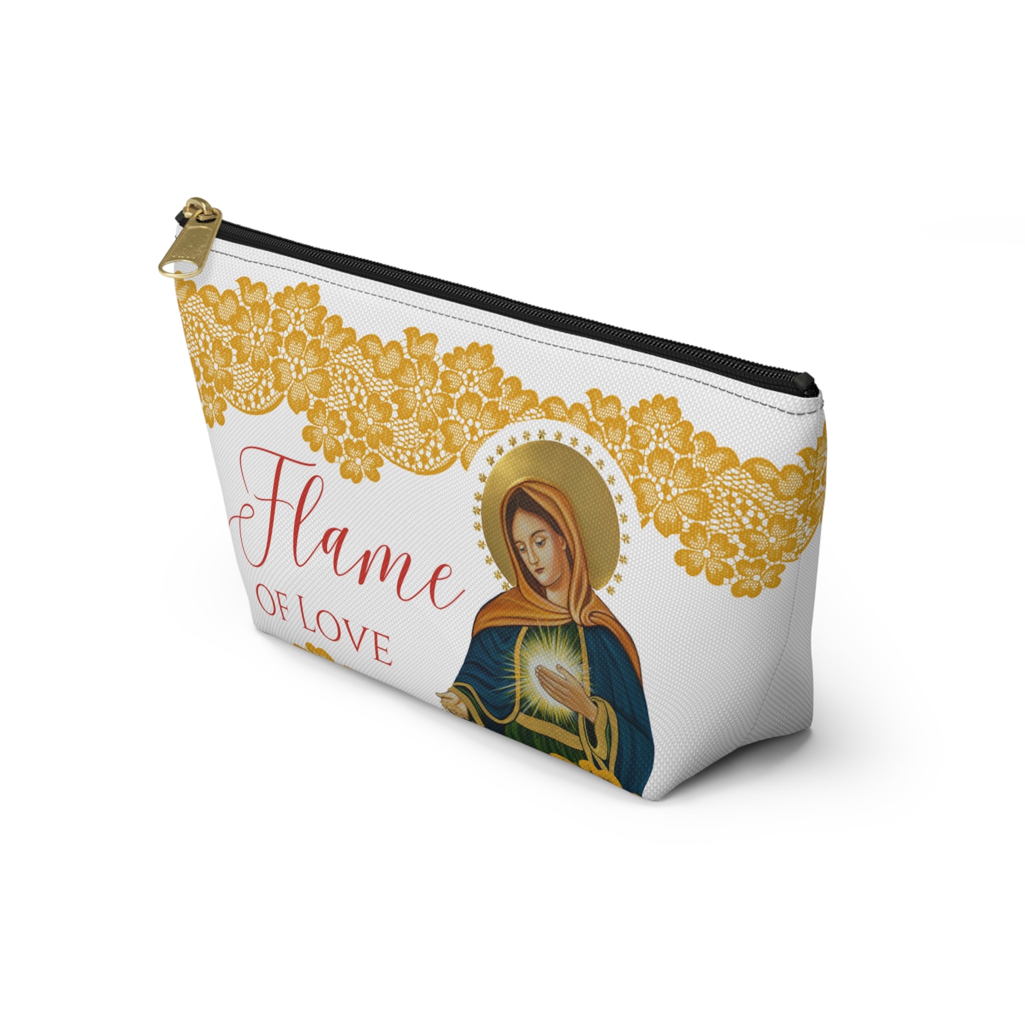 Flame of Love Adoration / Chapel Veil /  Adoration  Pouch