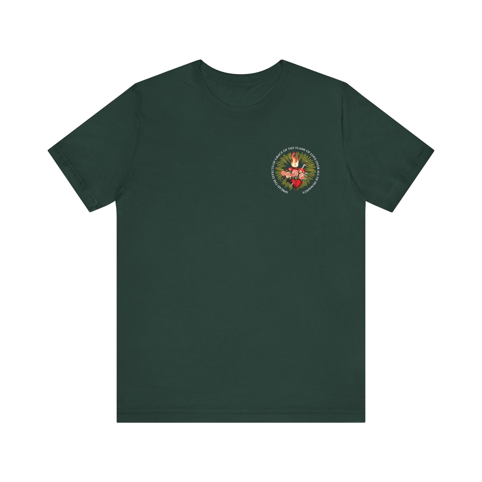 Flame of Love Tee - Devotion to the Blessed Mother - Unisex