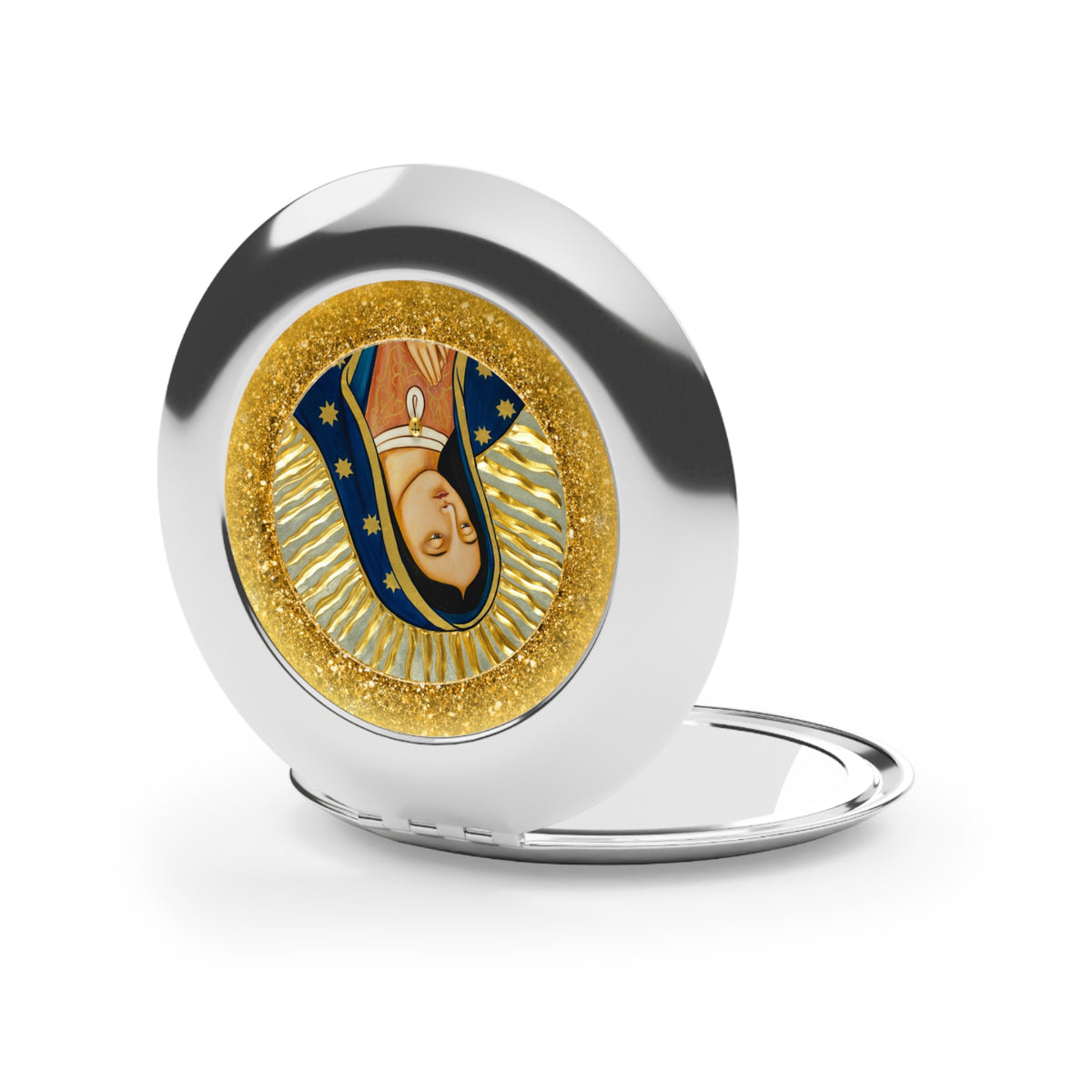 Our Lady of Guadalupe Compact Travel Mirror