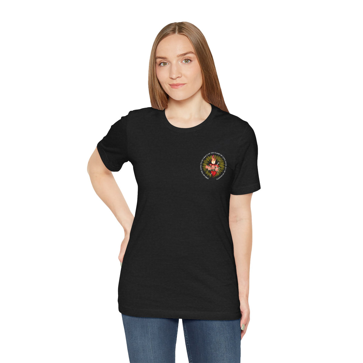 Flame of Love Tee - Devotion to the Blessed Mother - Unisex