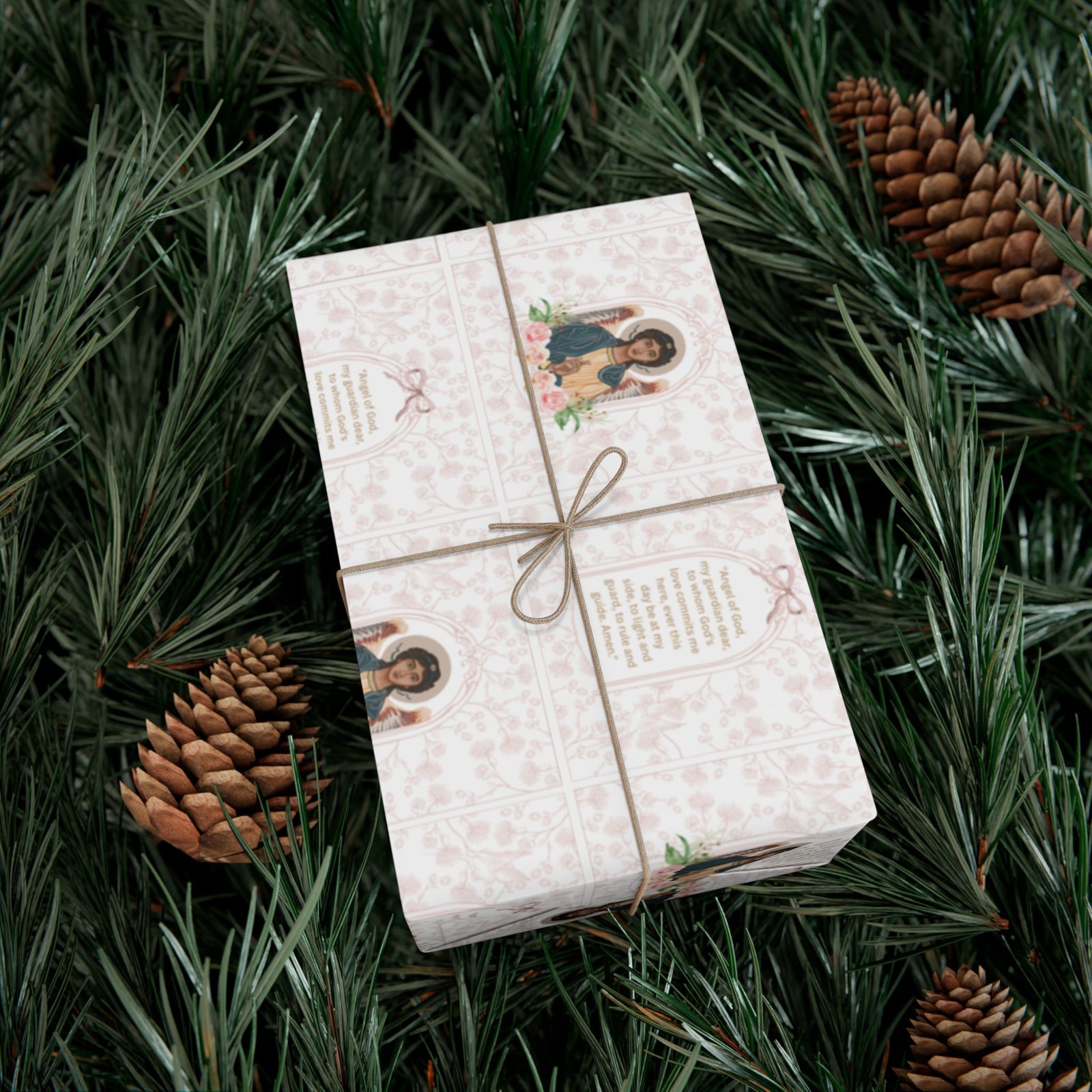 Gift Wrapping Paper - Guardian Angel Prayer - Roll