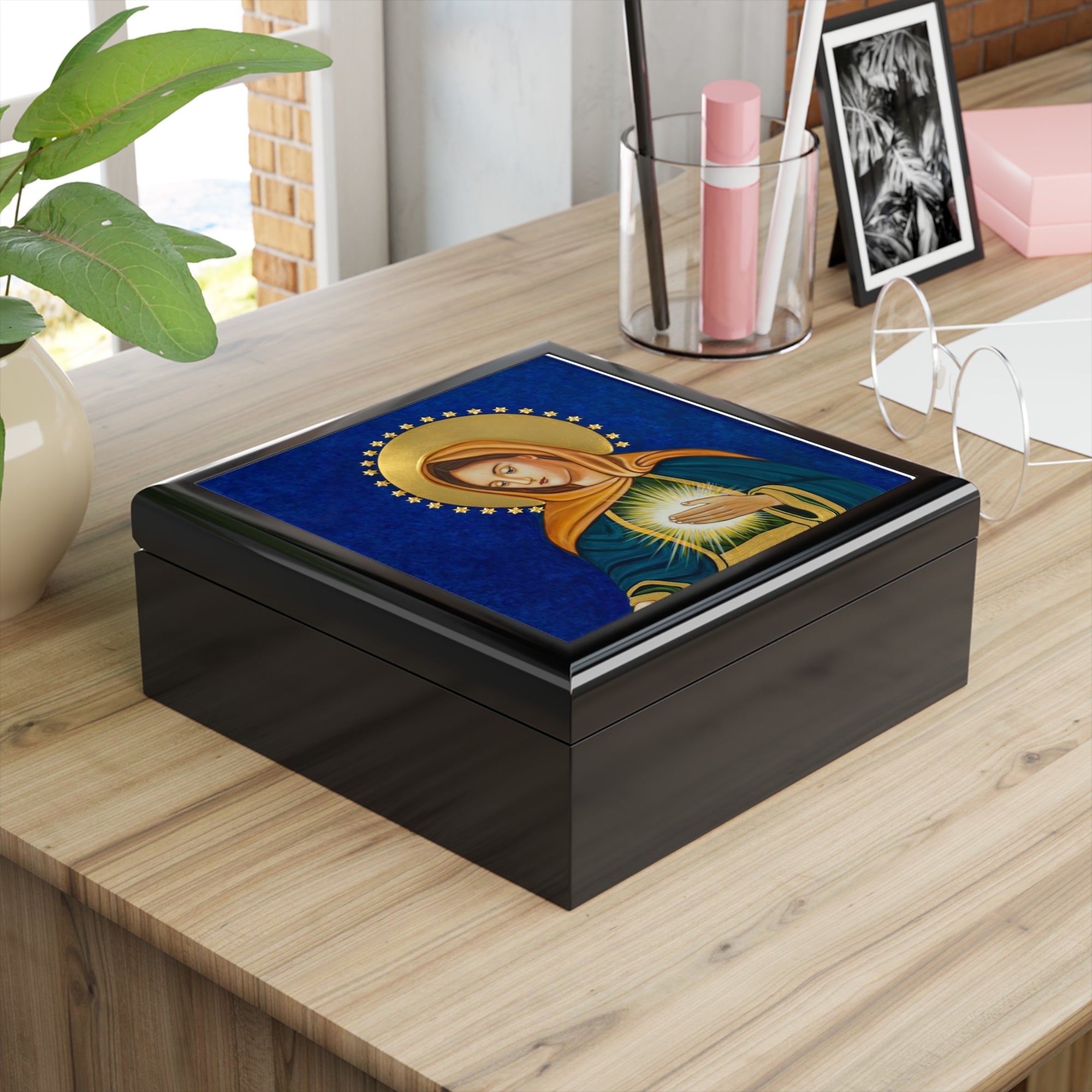 Flame of Love Rosary Box