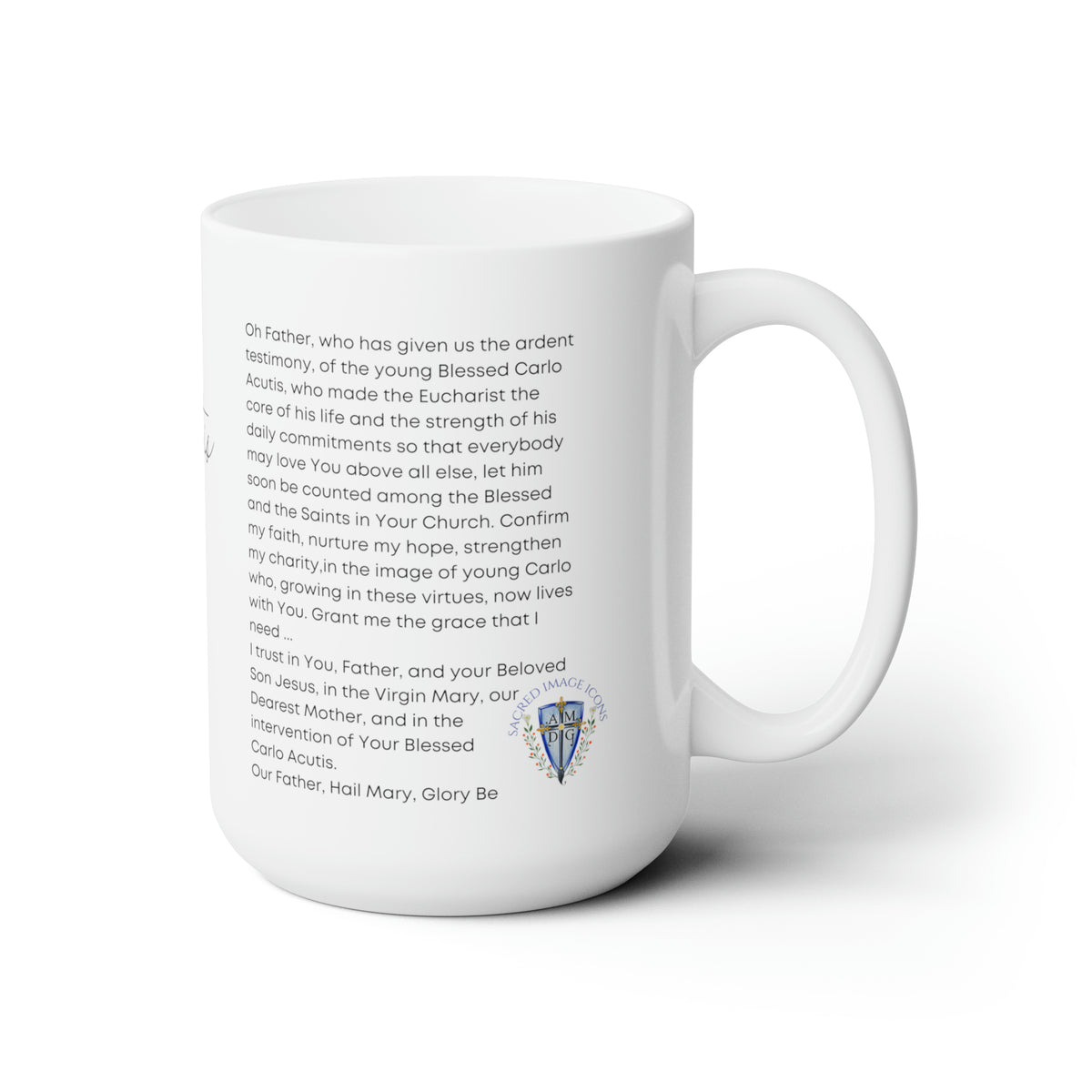 Blessed Carlo Acutis 15oz Ceramic Mug