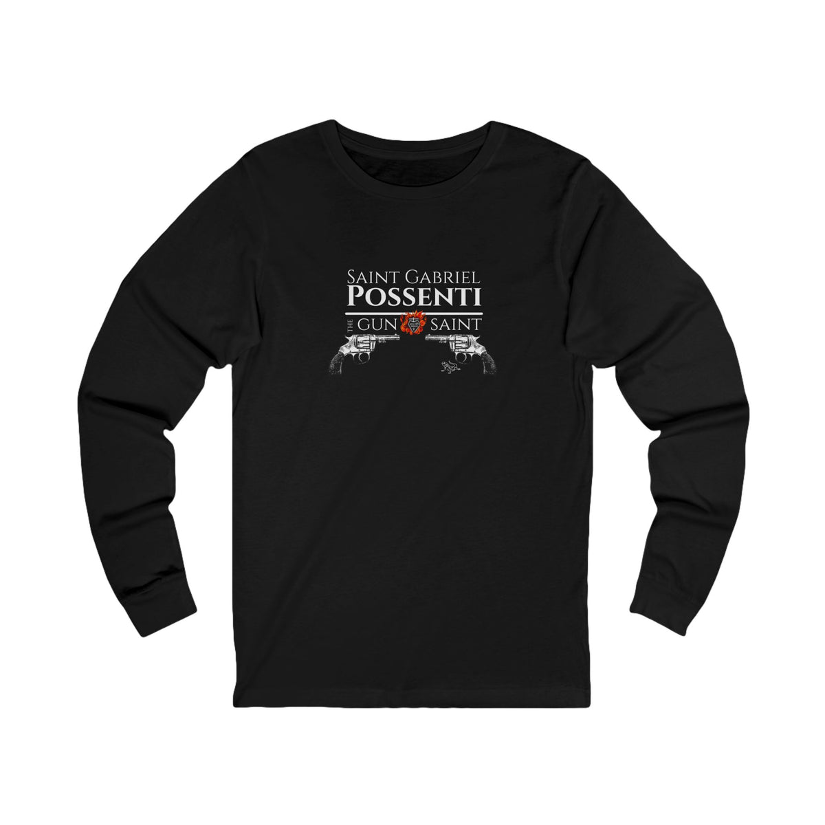 Saint Gabriel the Gun Saint Unisex Long Sleeve Tee