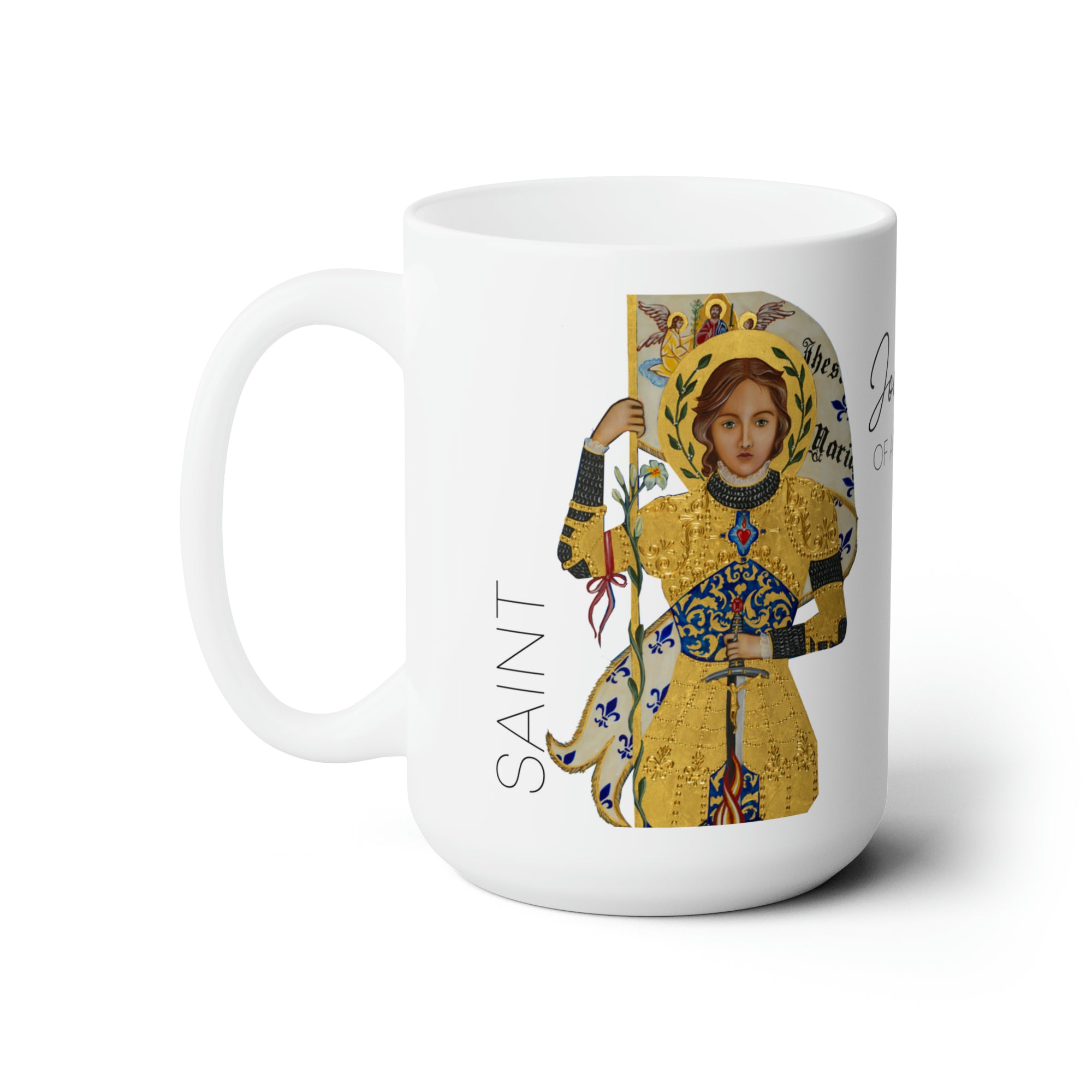 Saint Joan of Arc Prayer Mug 15oz