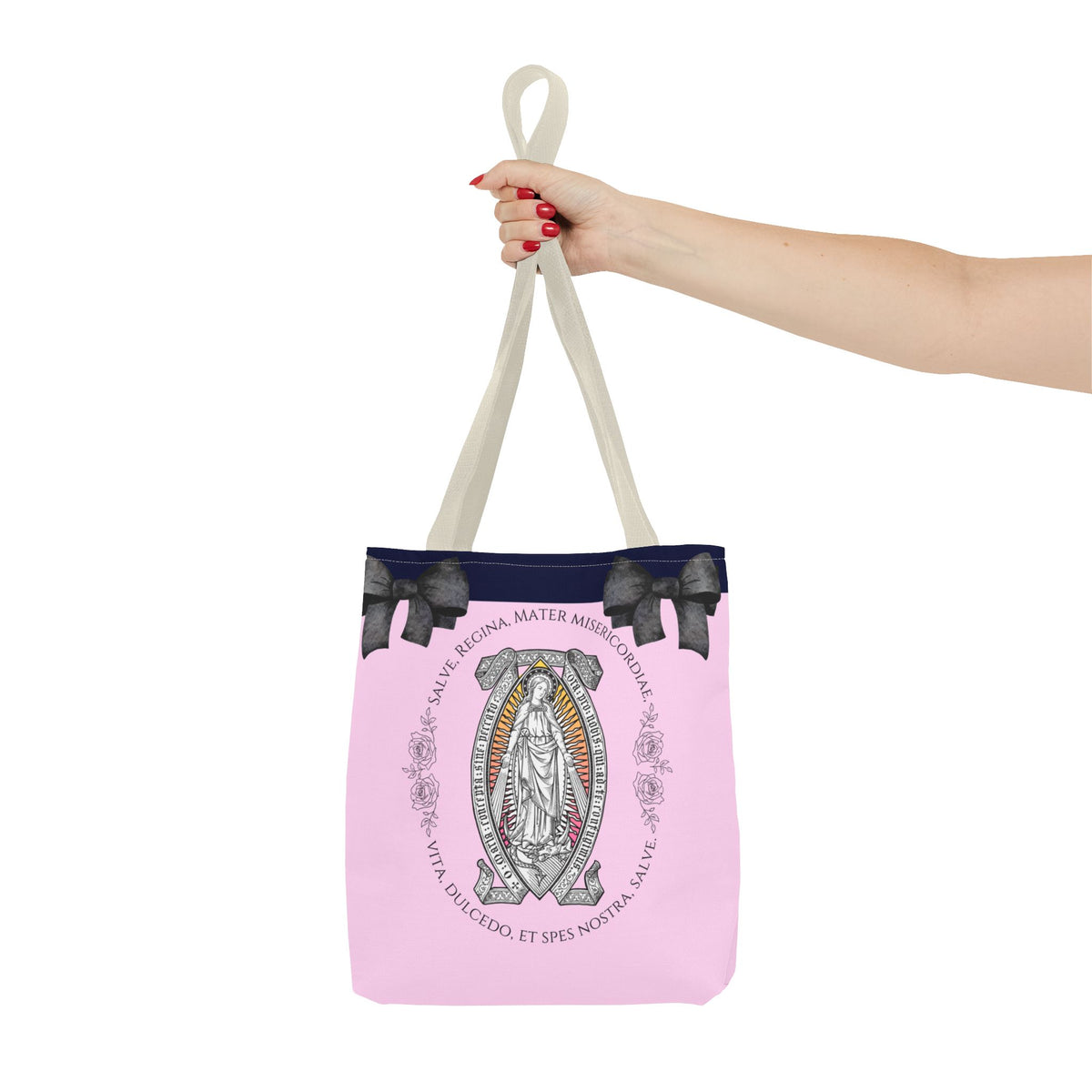 Blessed Mother Tote Bag - Pink