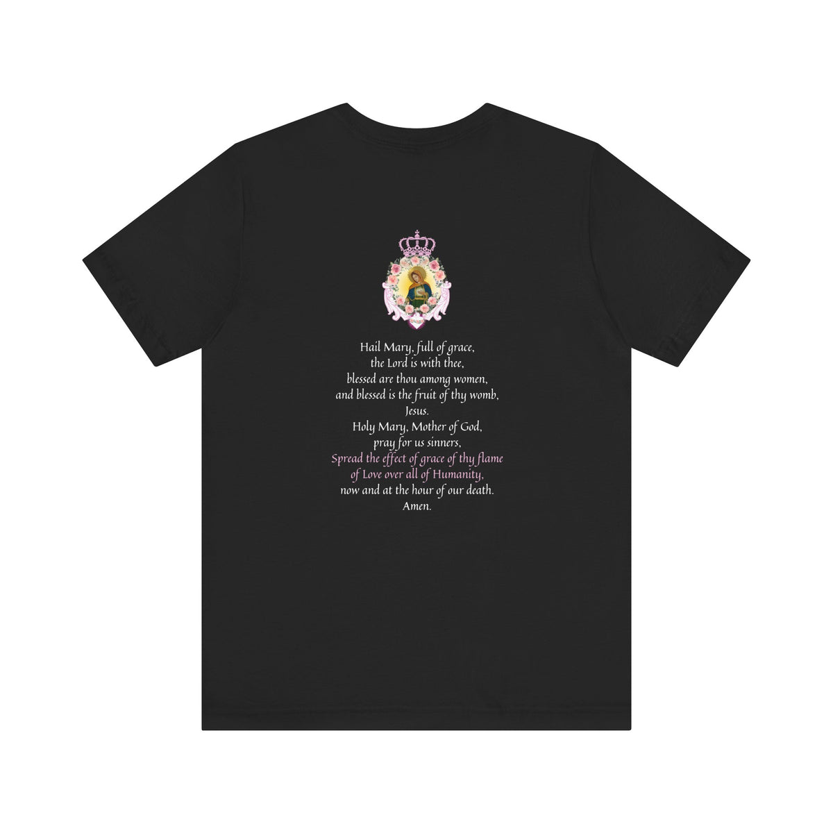 Flame of Love Tee with unity prayer - Unisex