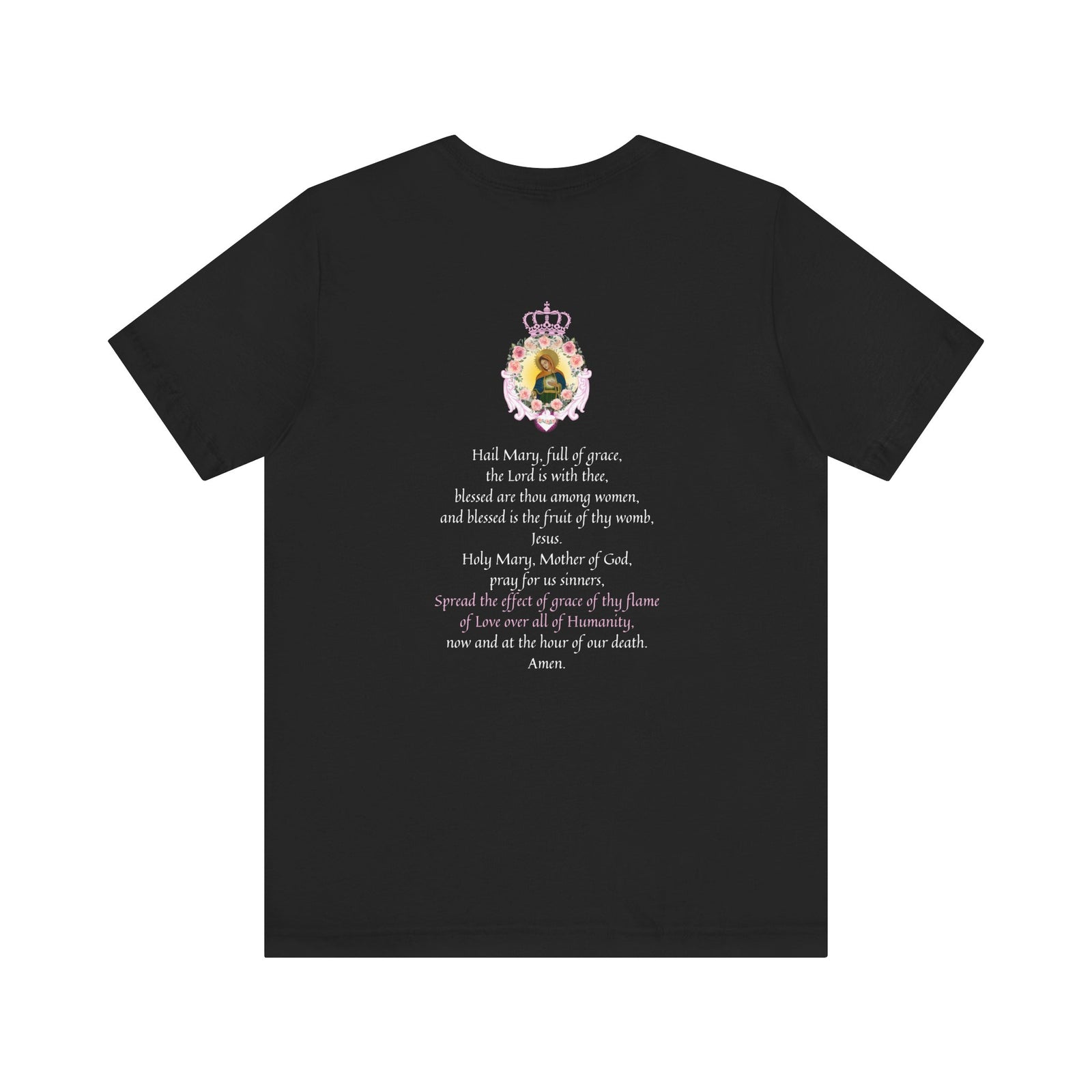 Flame of Love Tee with unity prayer - Unisex