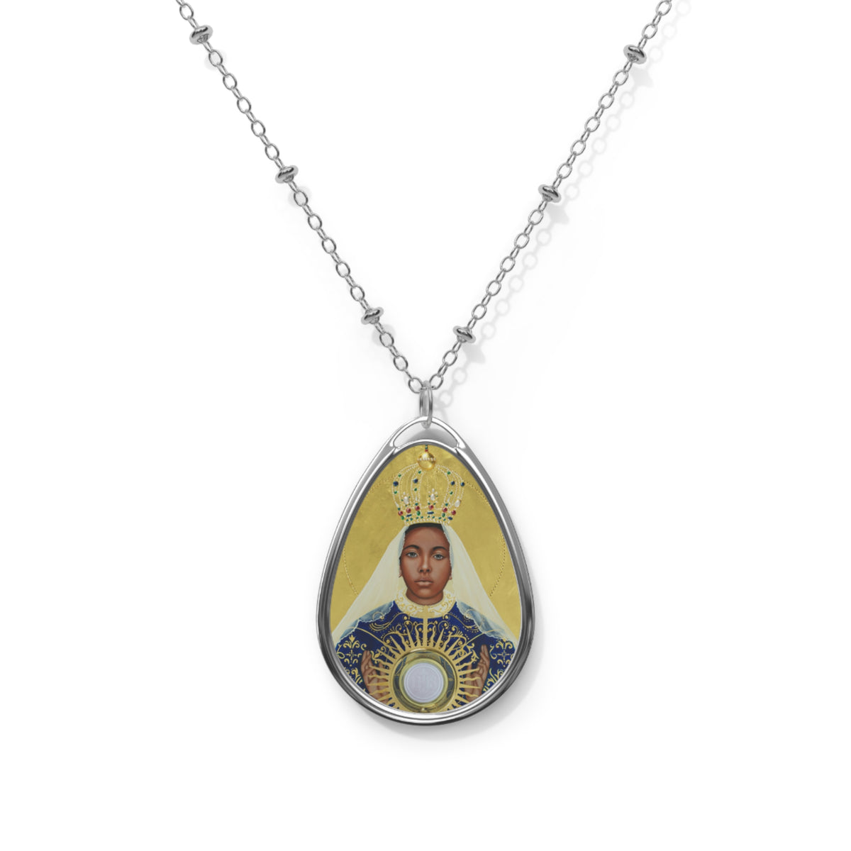 Black Madonna Necklace