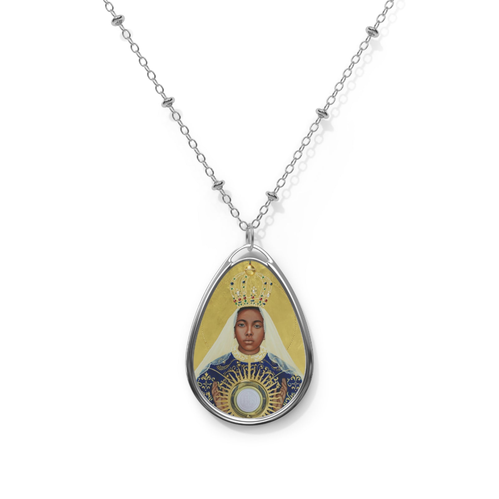 Black Madonna Necklace