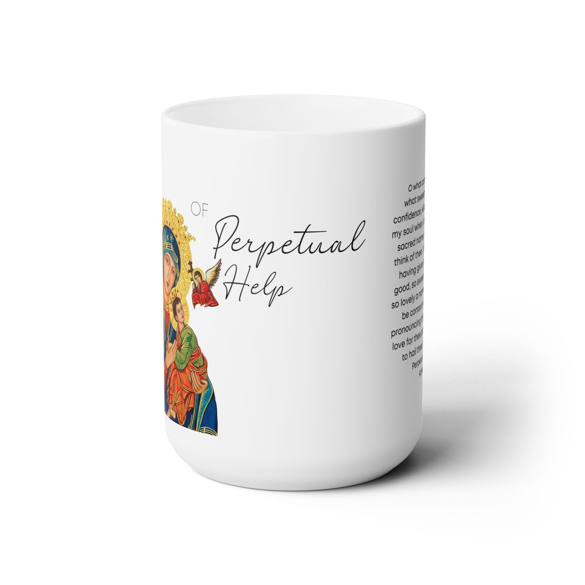 Our Lady of Perpetual Help Prayer Mug 15oz