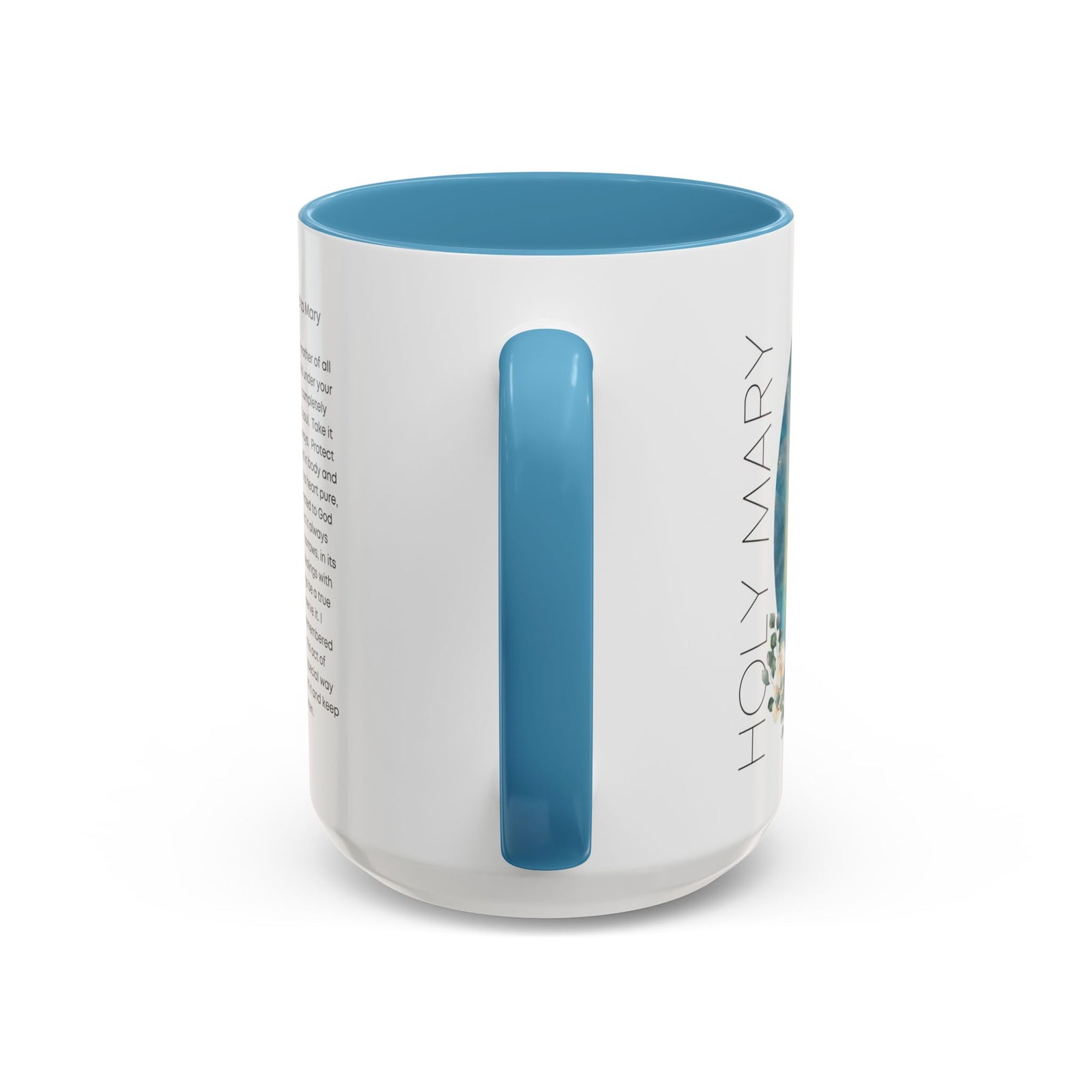 Mother of God with Consecration Prayer Coffee Mug