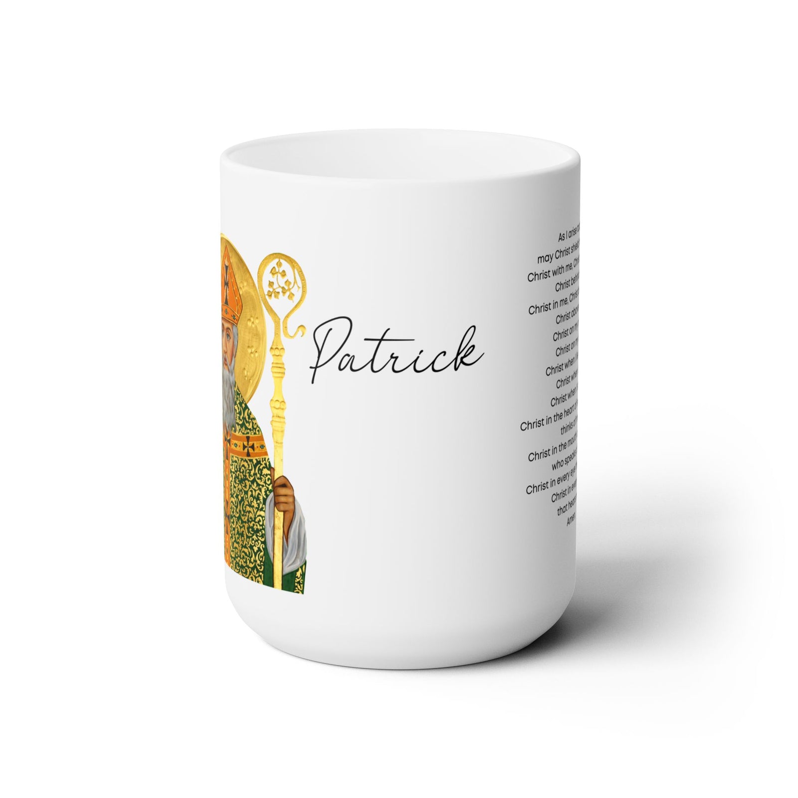 Saint Patrick Prayer Mug 15oz