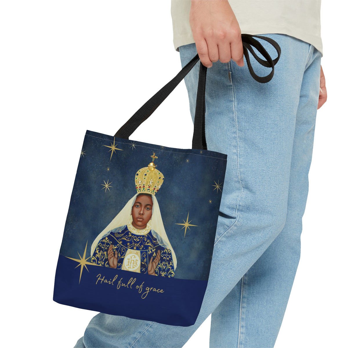 Black Madonna 13x13 Tote Bag