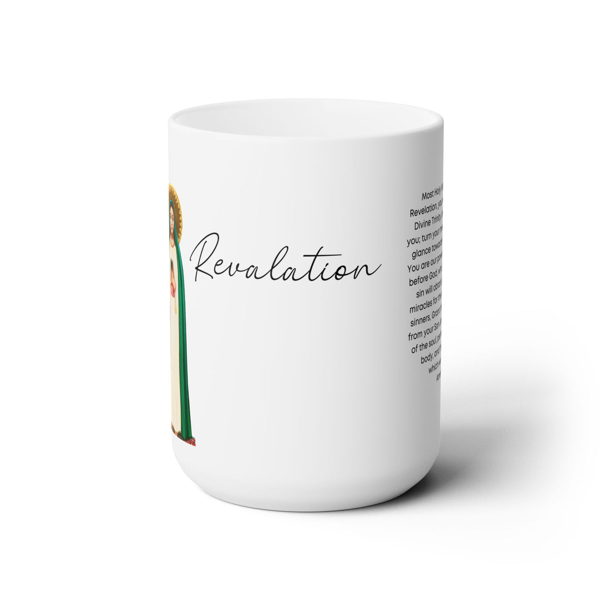 Our Lady of Revelation Prayer Mug 15oz