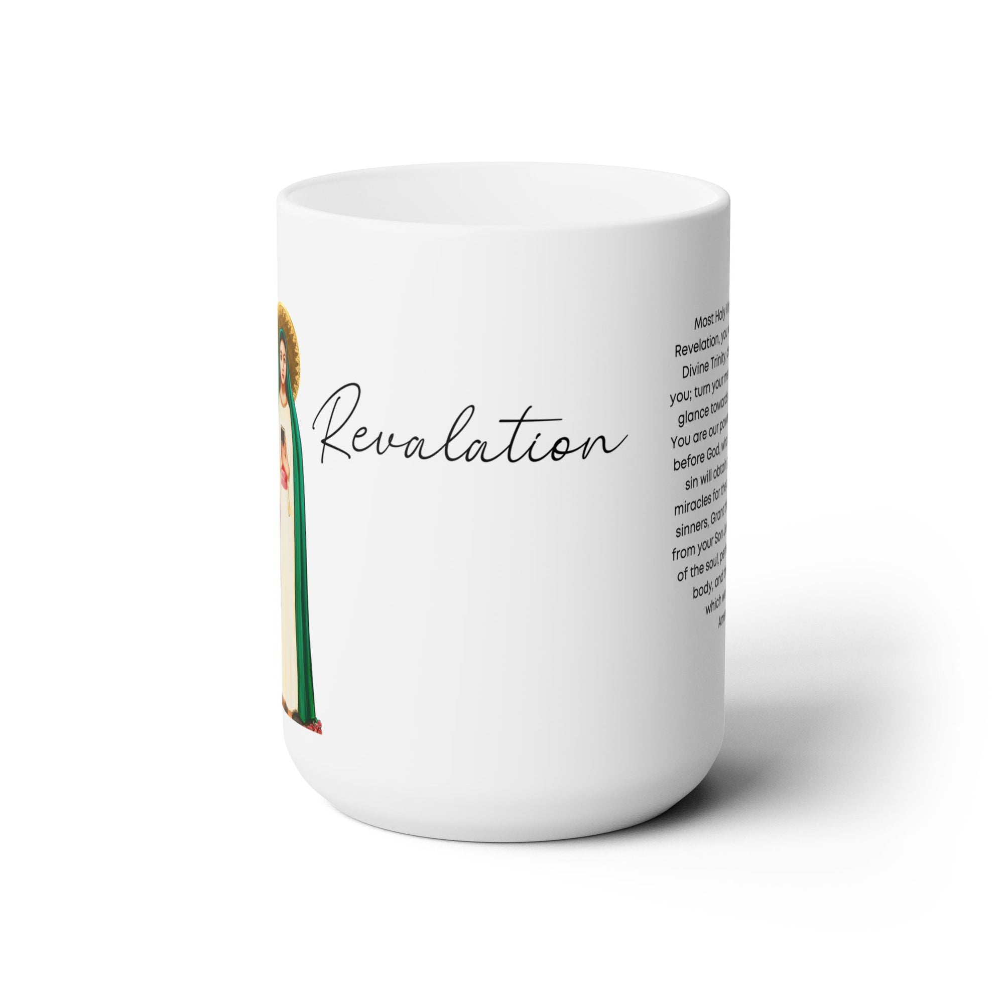 Our Lady of Revelation Prayer Mug 15oz
