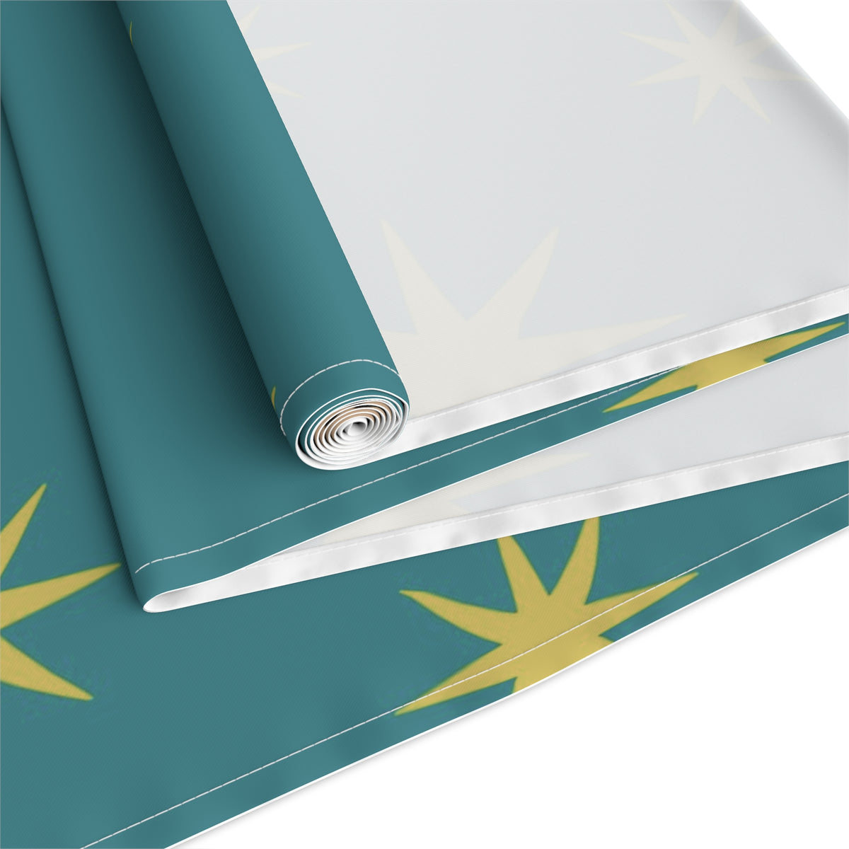 Our Lady of Guadalupe's Mantle Table Runner in Cotton Twill or Poly