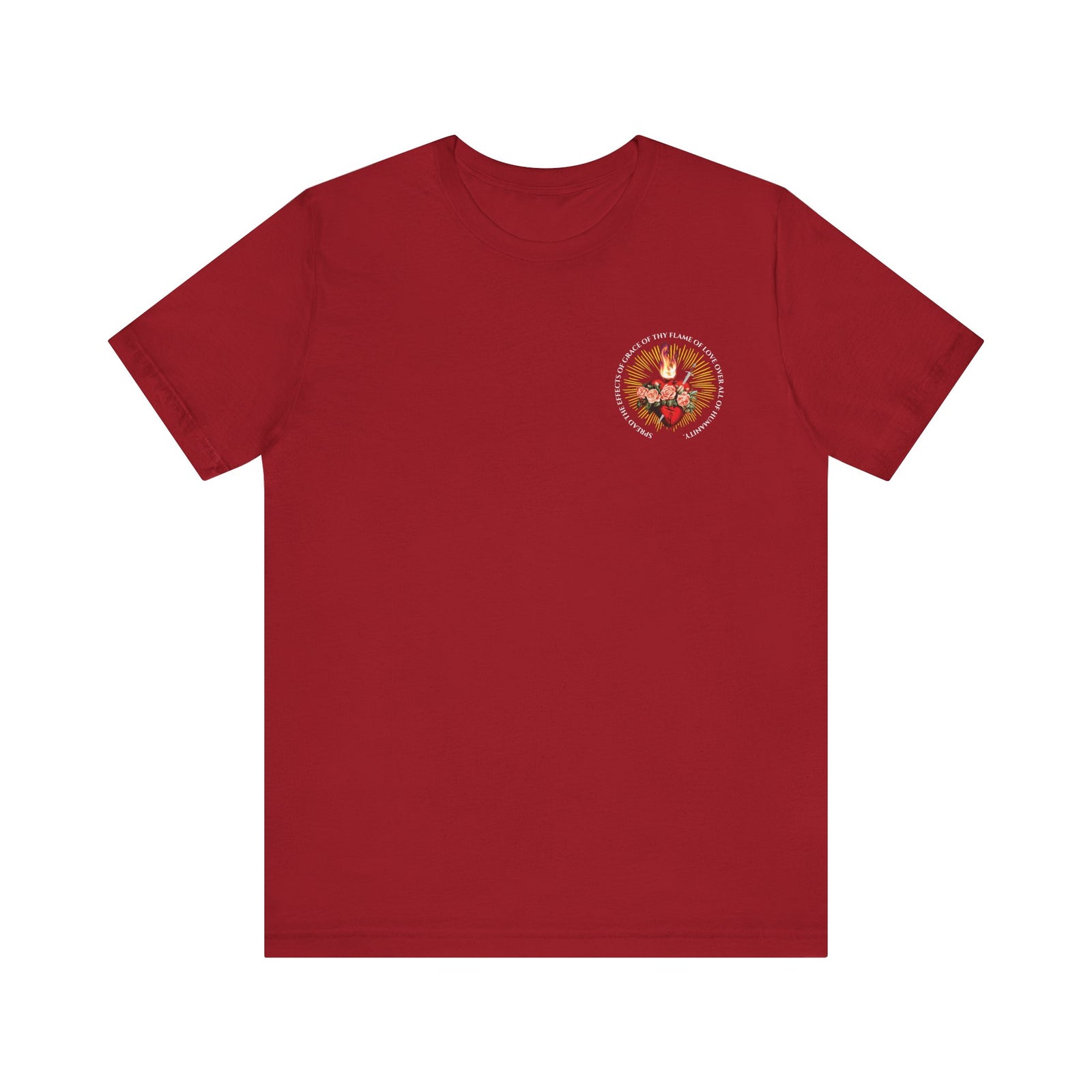Flame of Love Tee - Devotion to the Blessed Mother - Unisex