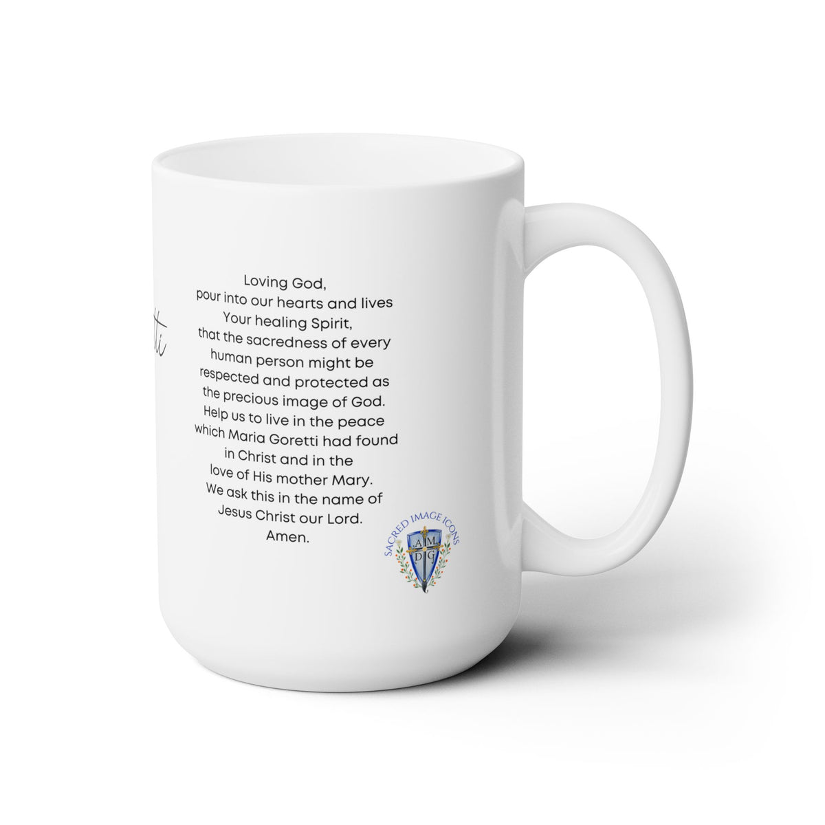Saint Maria Goretti Prayer Mug 15oz