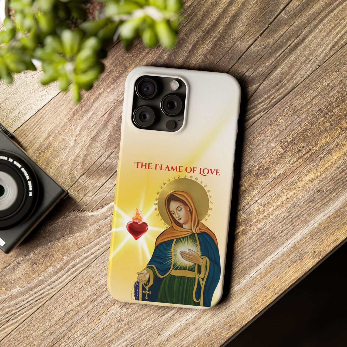 Flame of Love Slim Phone Case