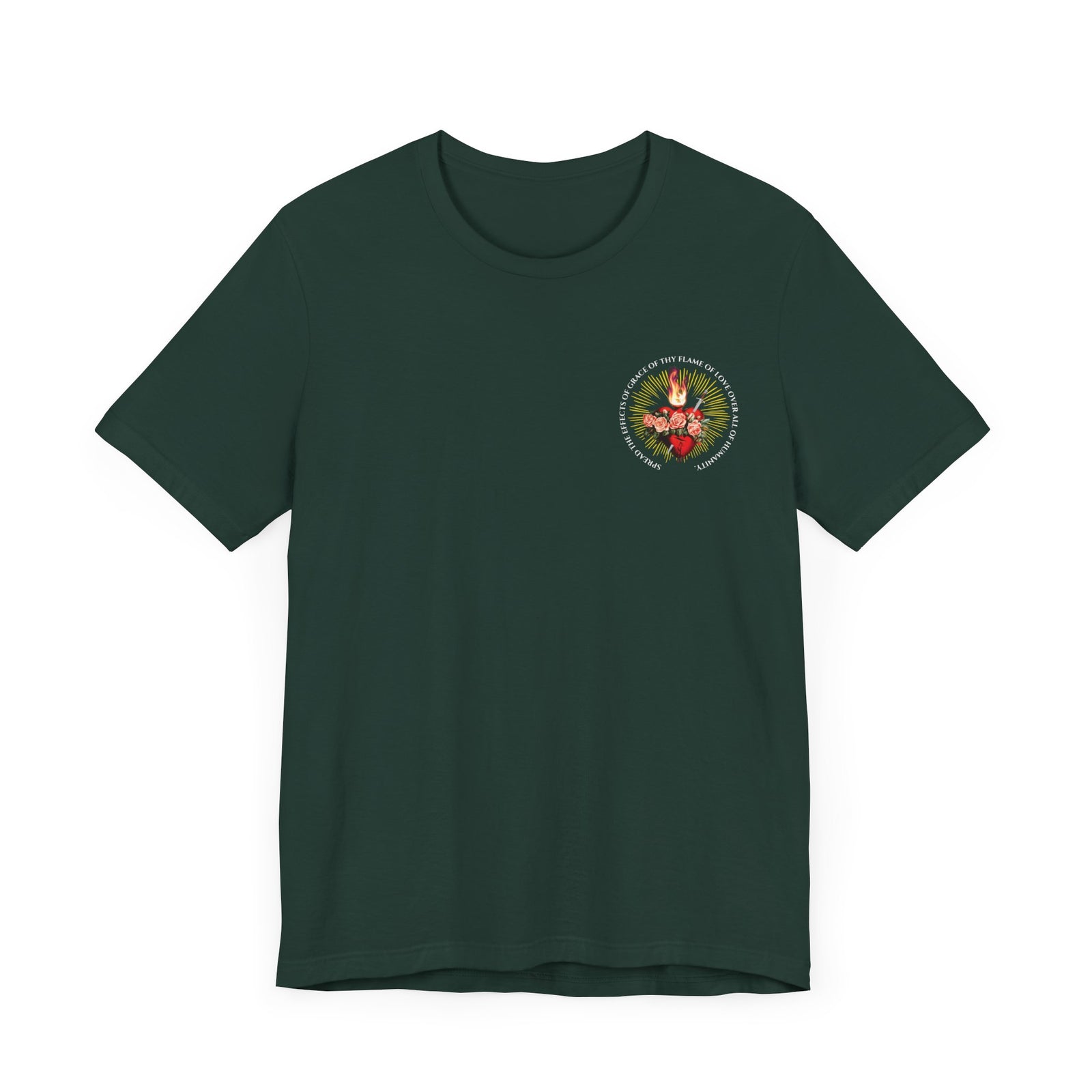 Flame of Love Tee - Devotion to the Blessed Mother - Unisex