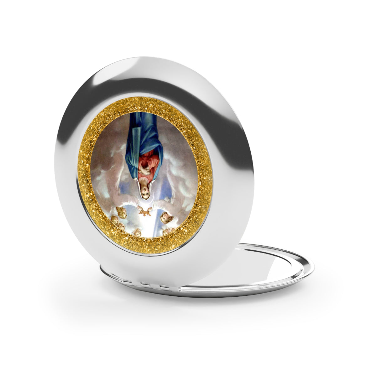 Blessed Mother Compact Travel Mirror