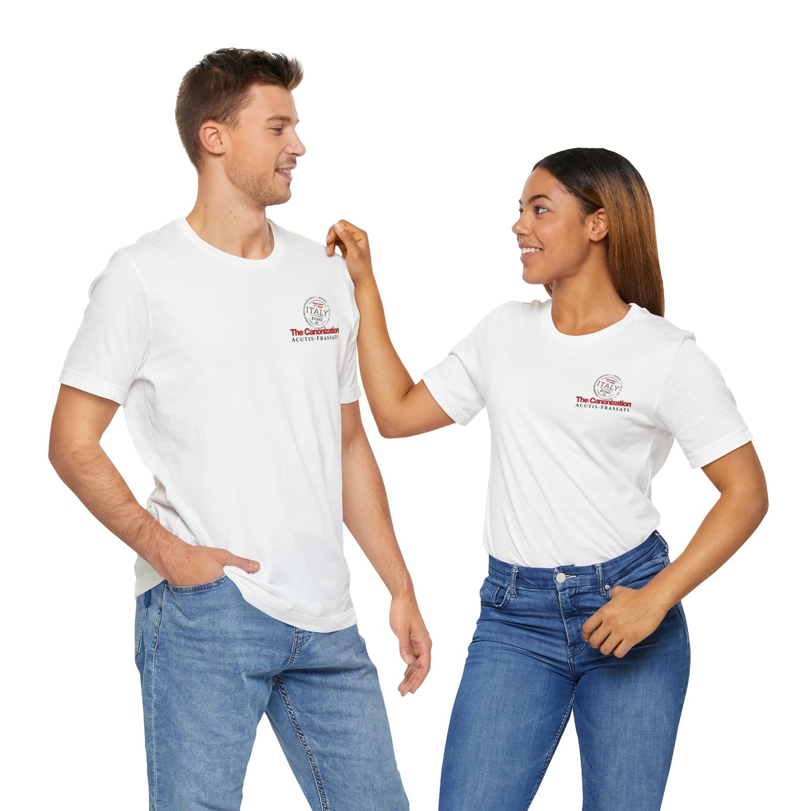 Canonization Commemoration Tee Shirt for Carlo Acutis and Pier Giorgio Frassati