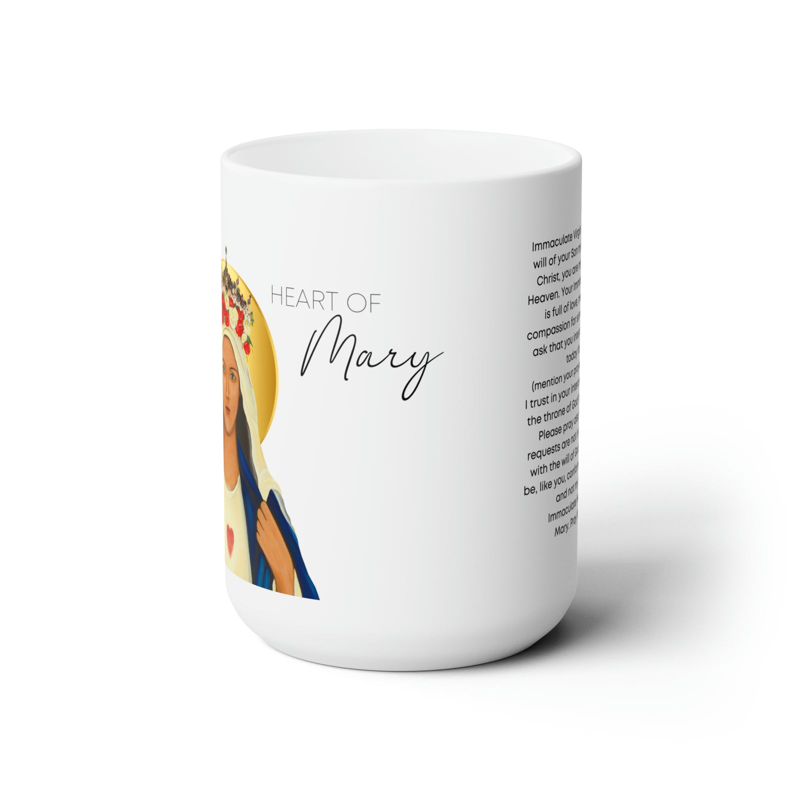 Immaculate Heart of Mary 15oz Ceramic Mug
